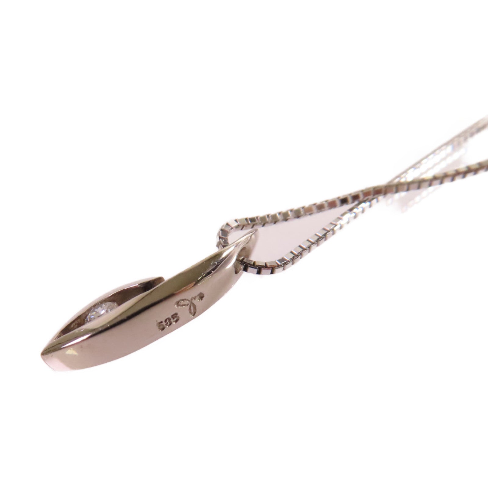 JEWELRY 【激減優惠】14K白金/鑽石Diamond Necklace項鍊