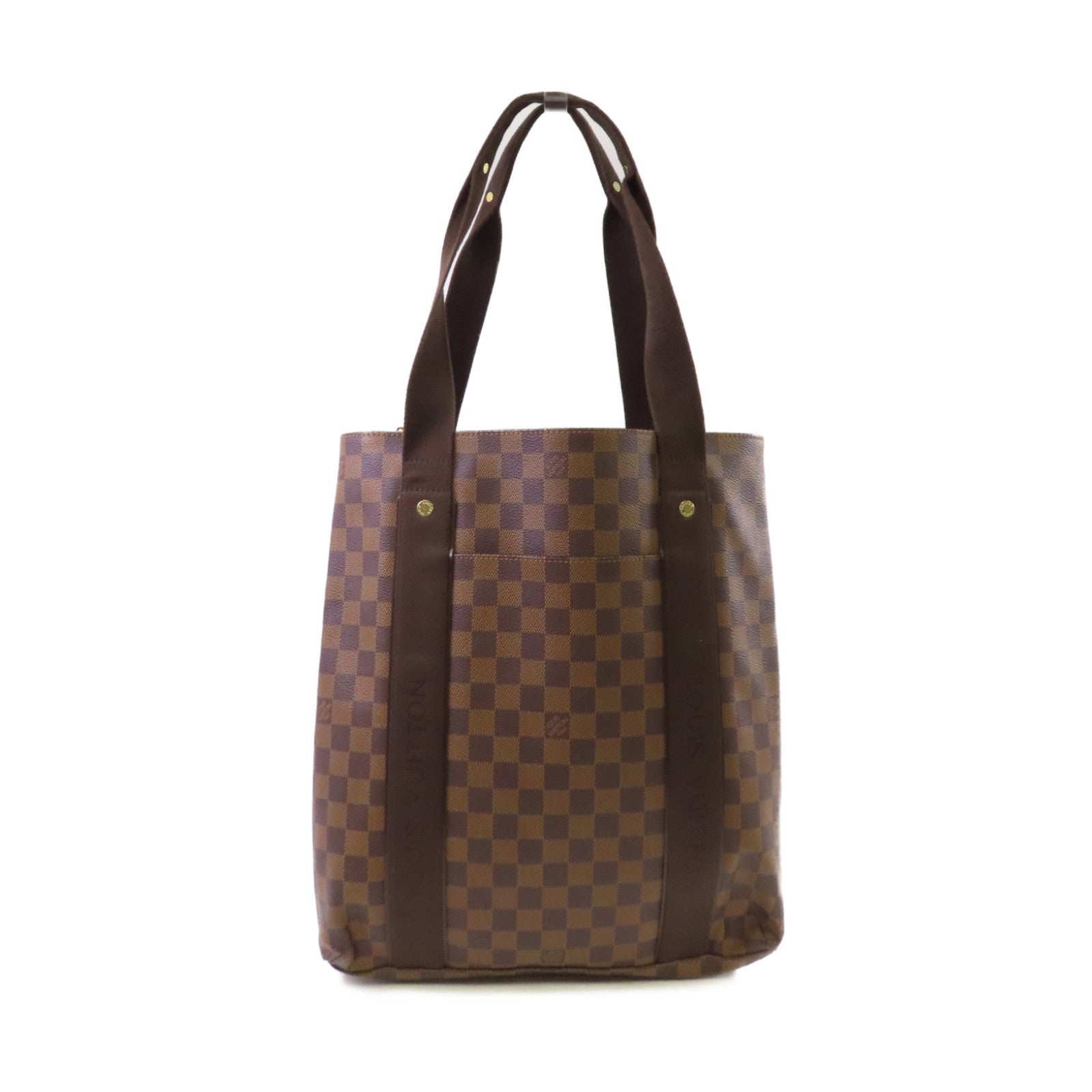 LOUIS VUITTON 【激減優惠】Damier Ebene Beaubourg Tote Bag金扣肩背袋啡色