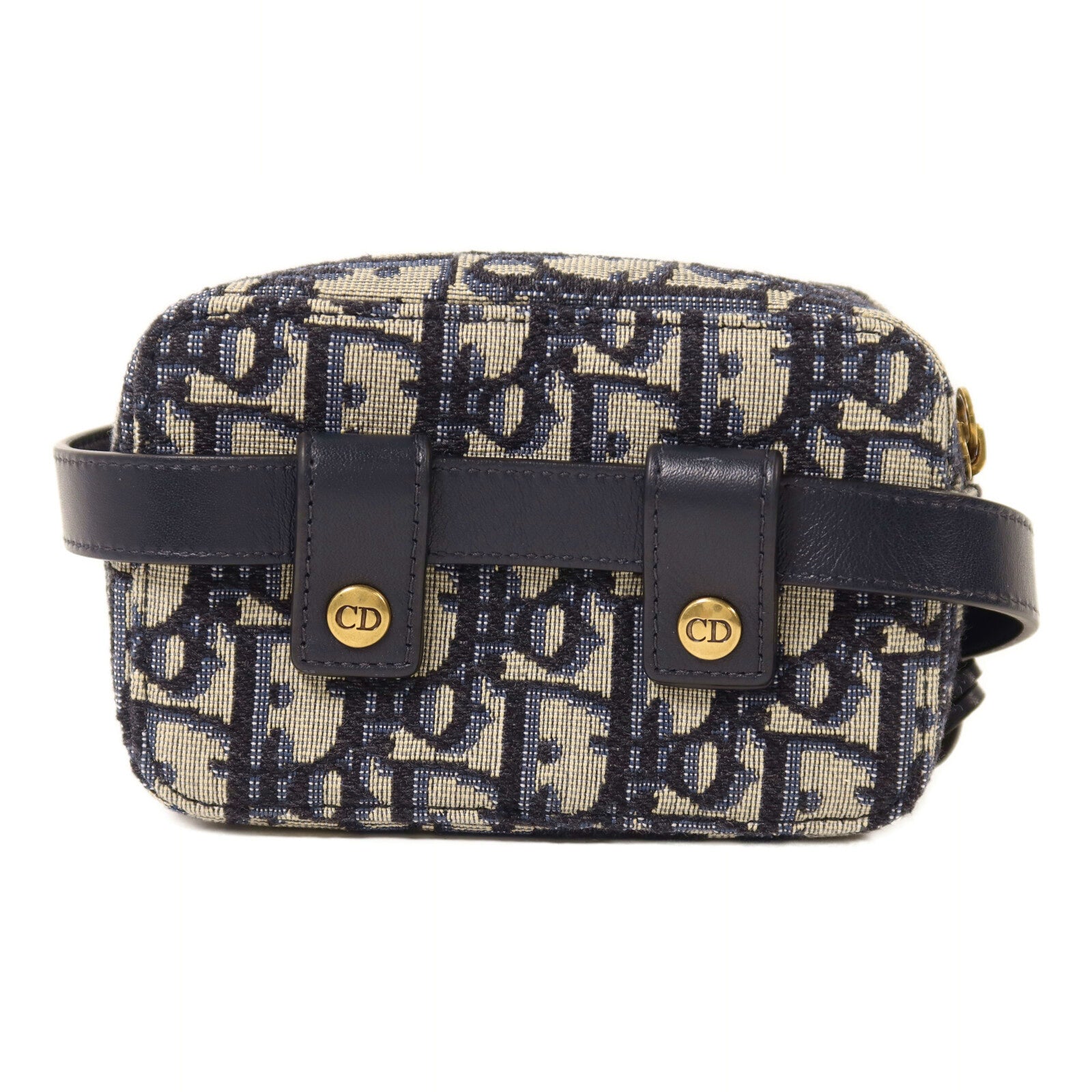 Dior 帆布Oblique Belt Bag金扣腰包