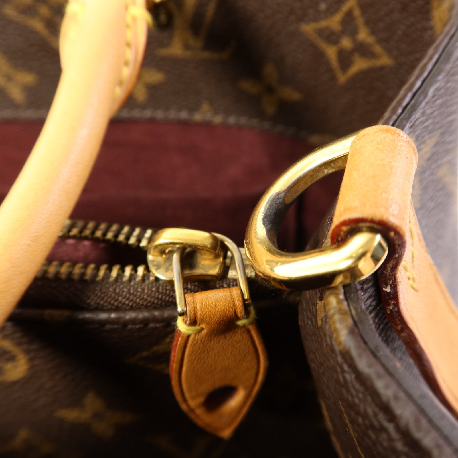 LOUIS VUITTON Monogram Montaigne MM金扣手挽肩背兩用袋