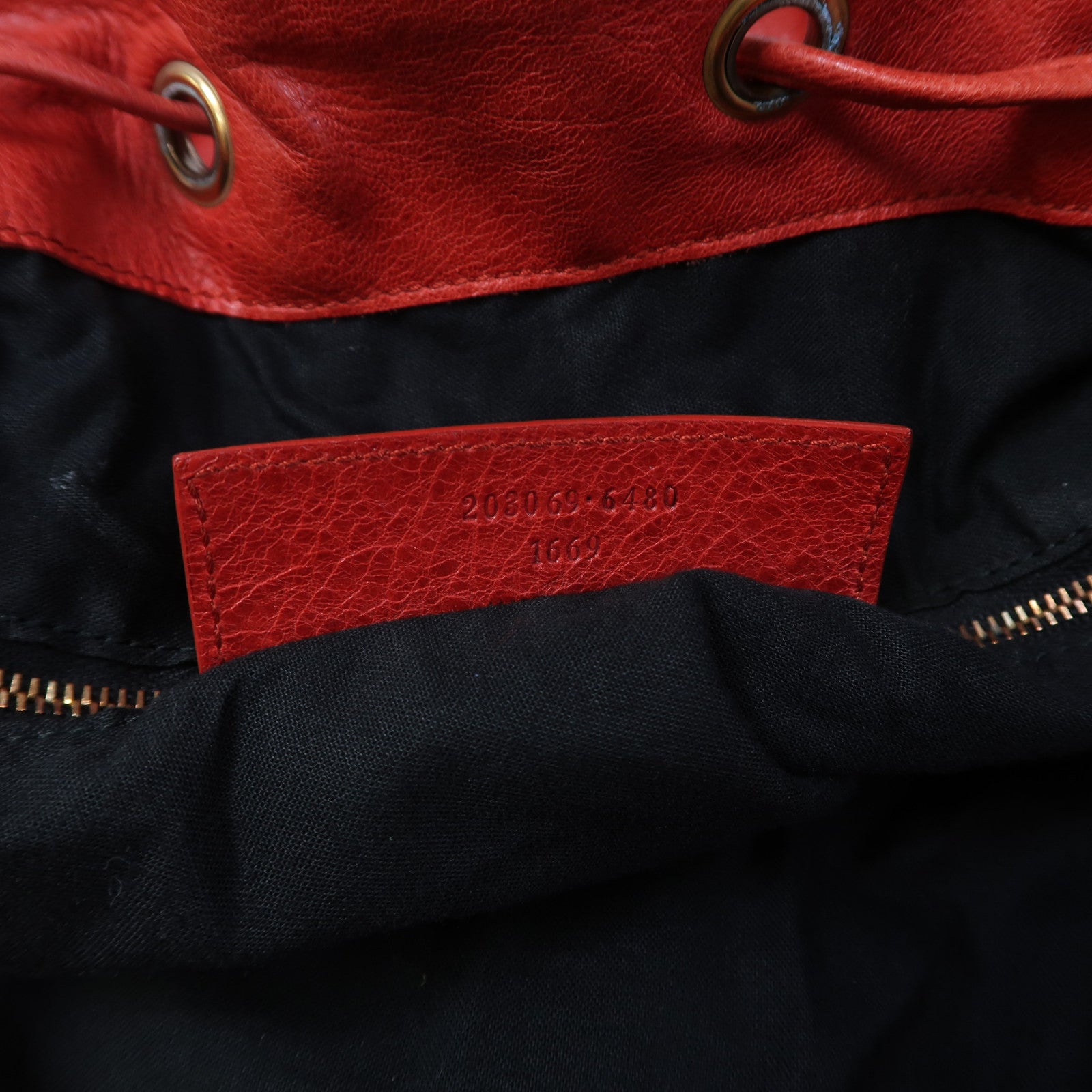 BALENCIAGA 羊皮皮革Giant Pompon手挽肩背兩用袋紅色