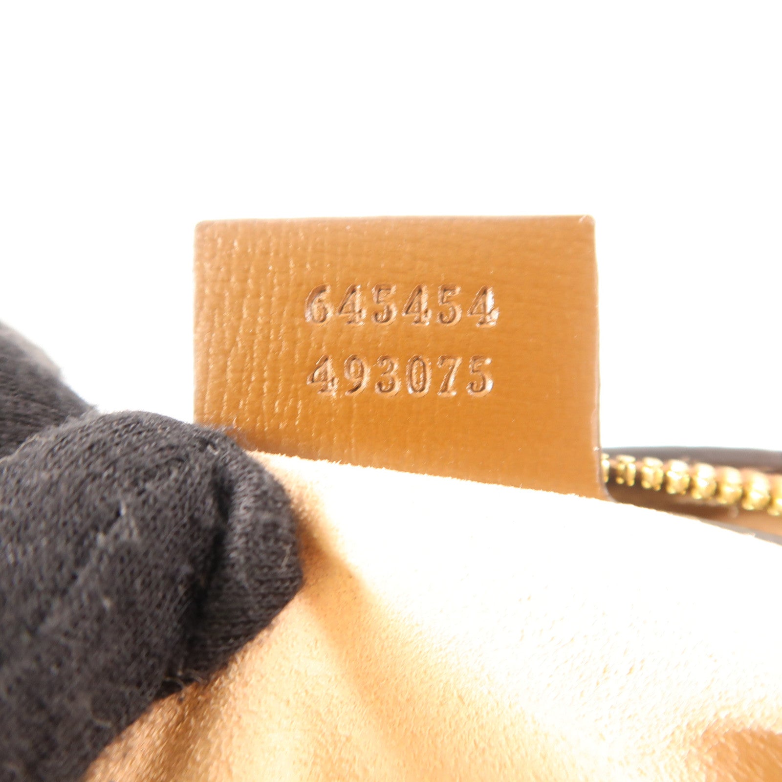 GUCCI 塗層帆布Shoulder Bag金扣肩背袋啡色