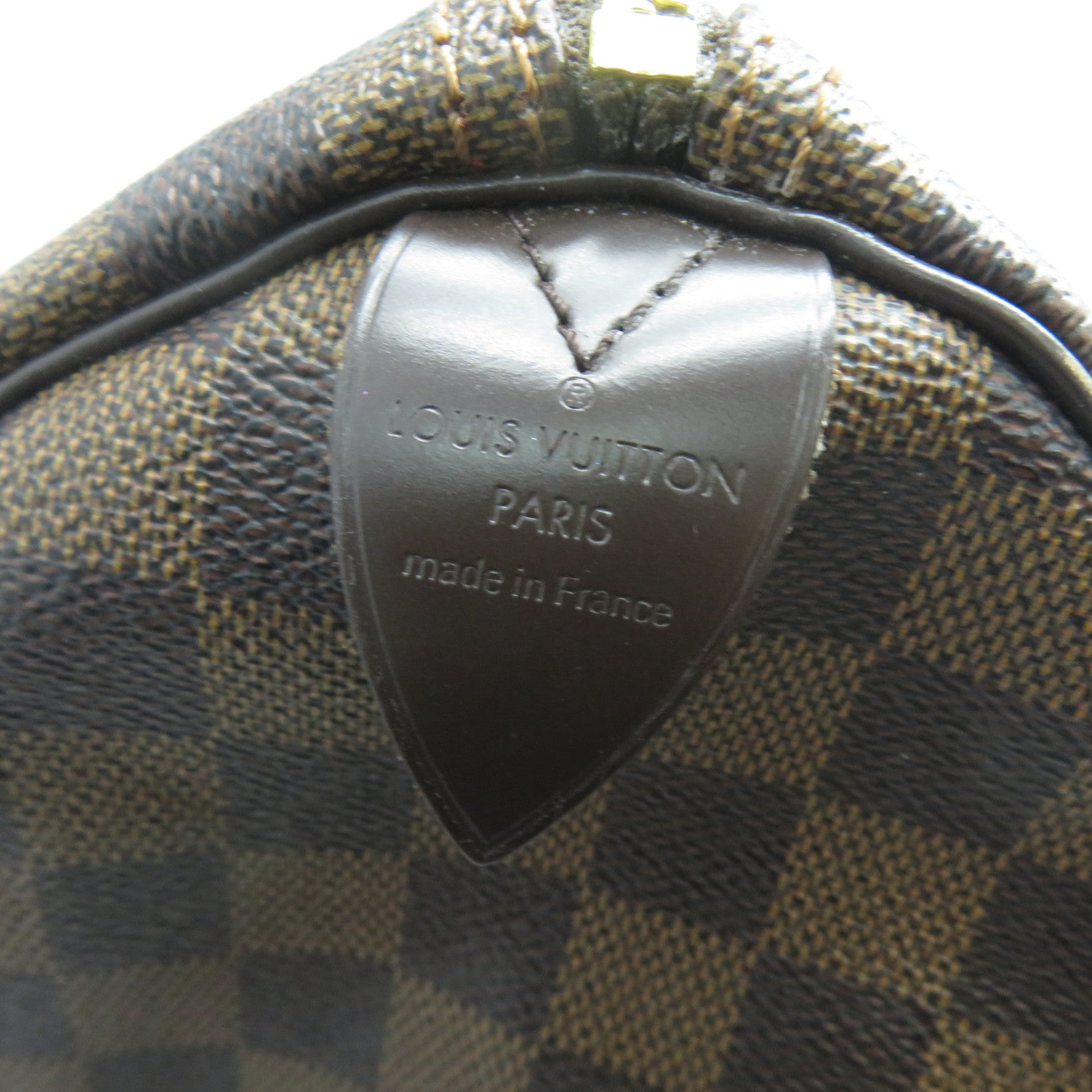 LOUIS VUITTON 【激減優惠】Damier Speedy 30金扣手挽袋啡色
