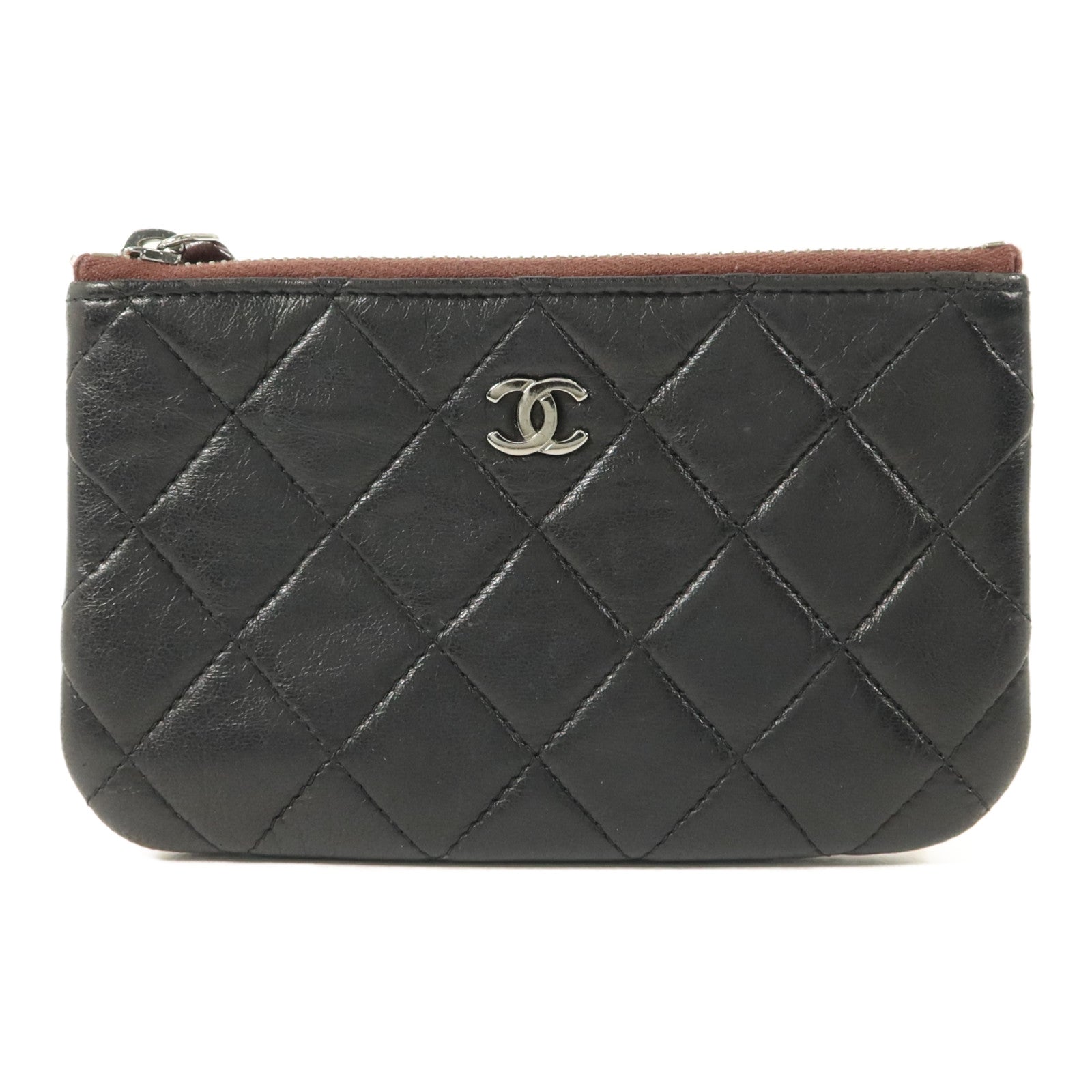 CHANEL 羊皮皮革Mini Zip Pouch手拿包
