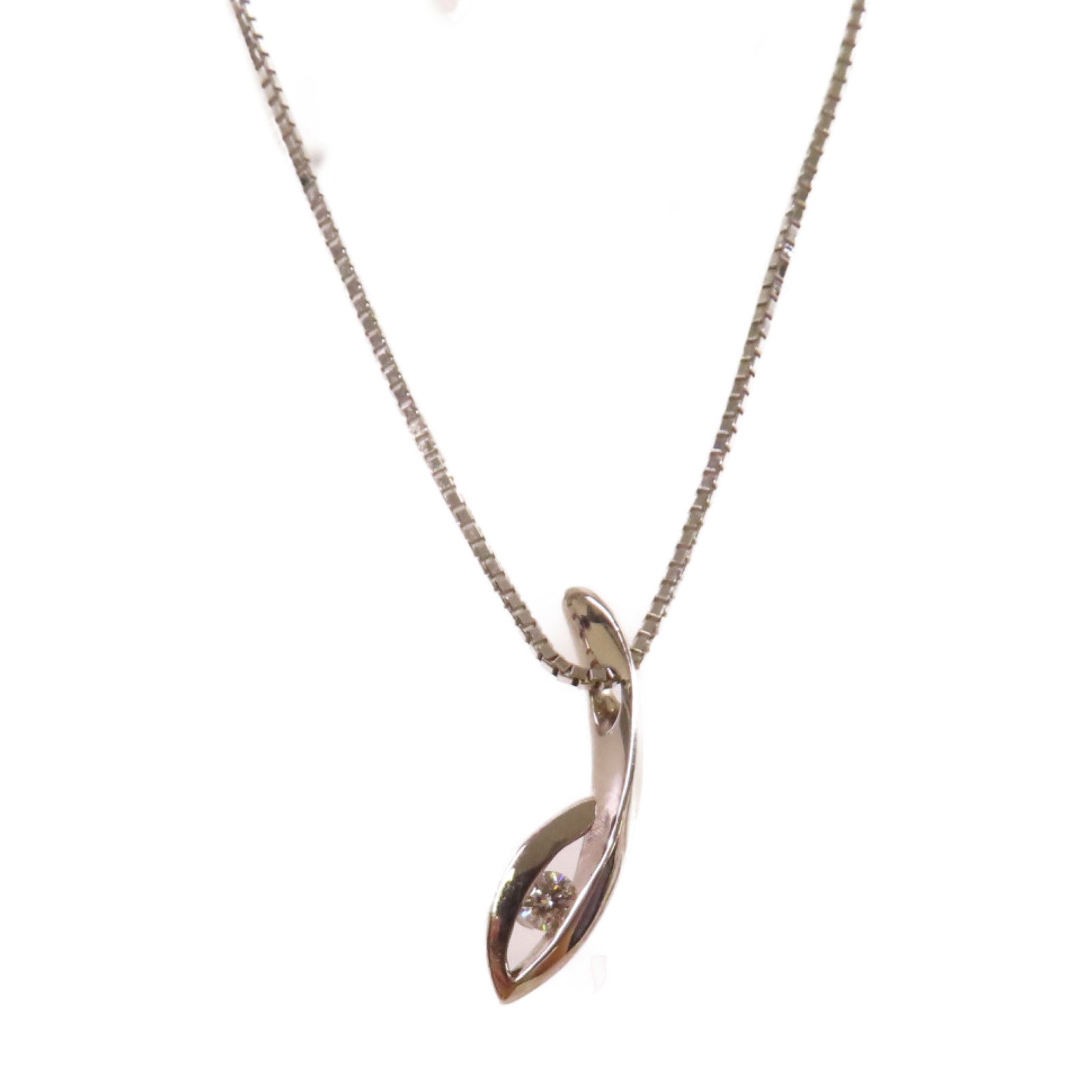 JEWELRY 【激減優惠】14K白金/鑽石Diamond Necklace項鍊