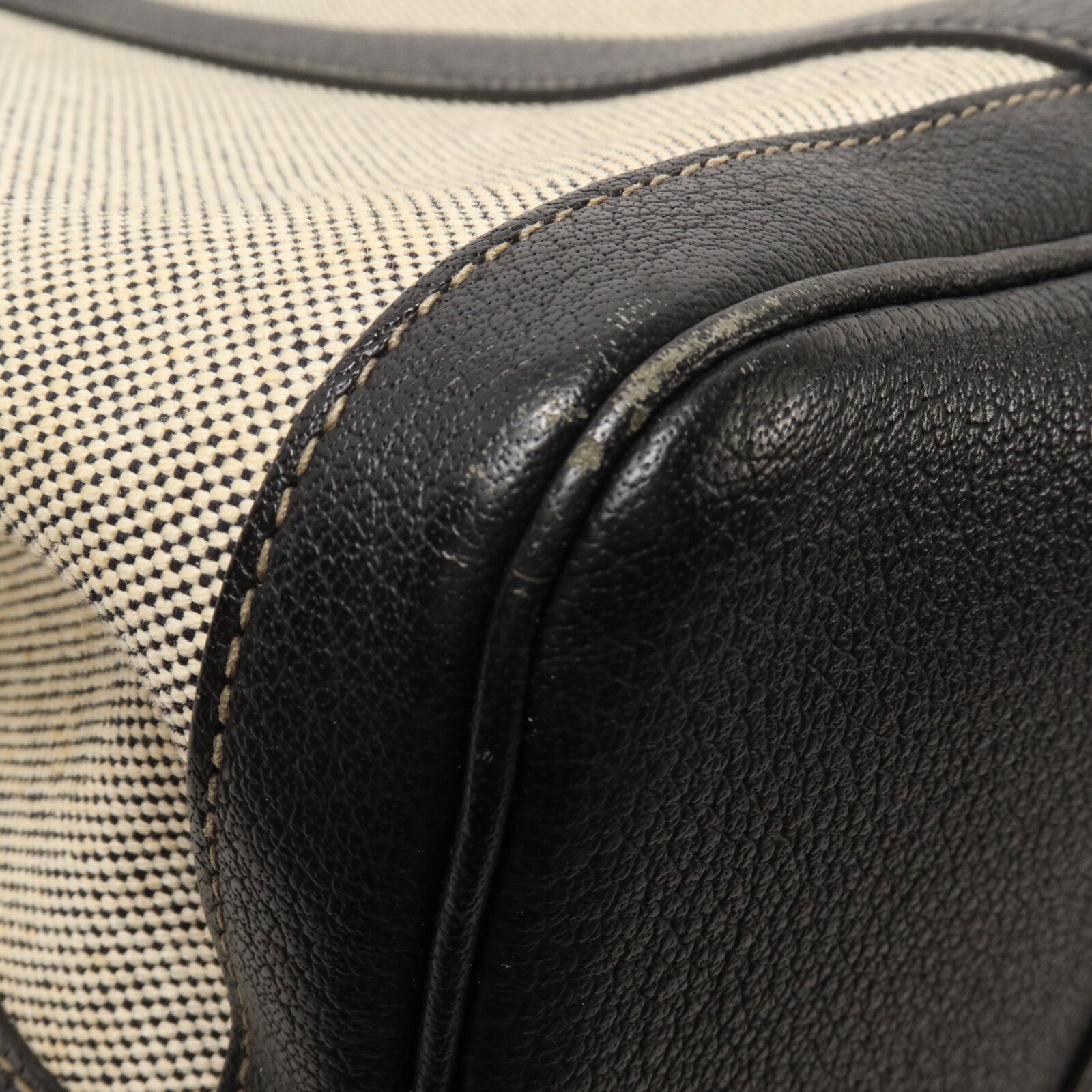 HERMES 帆布Garden Party PM手挽袋Noir