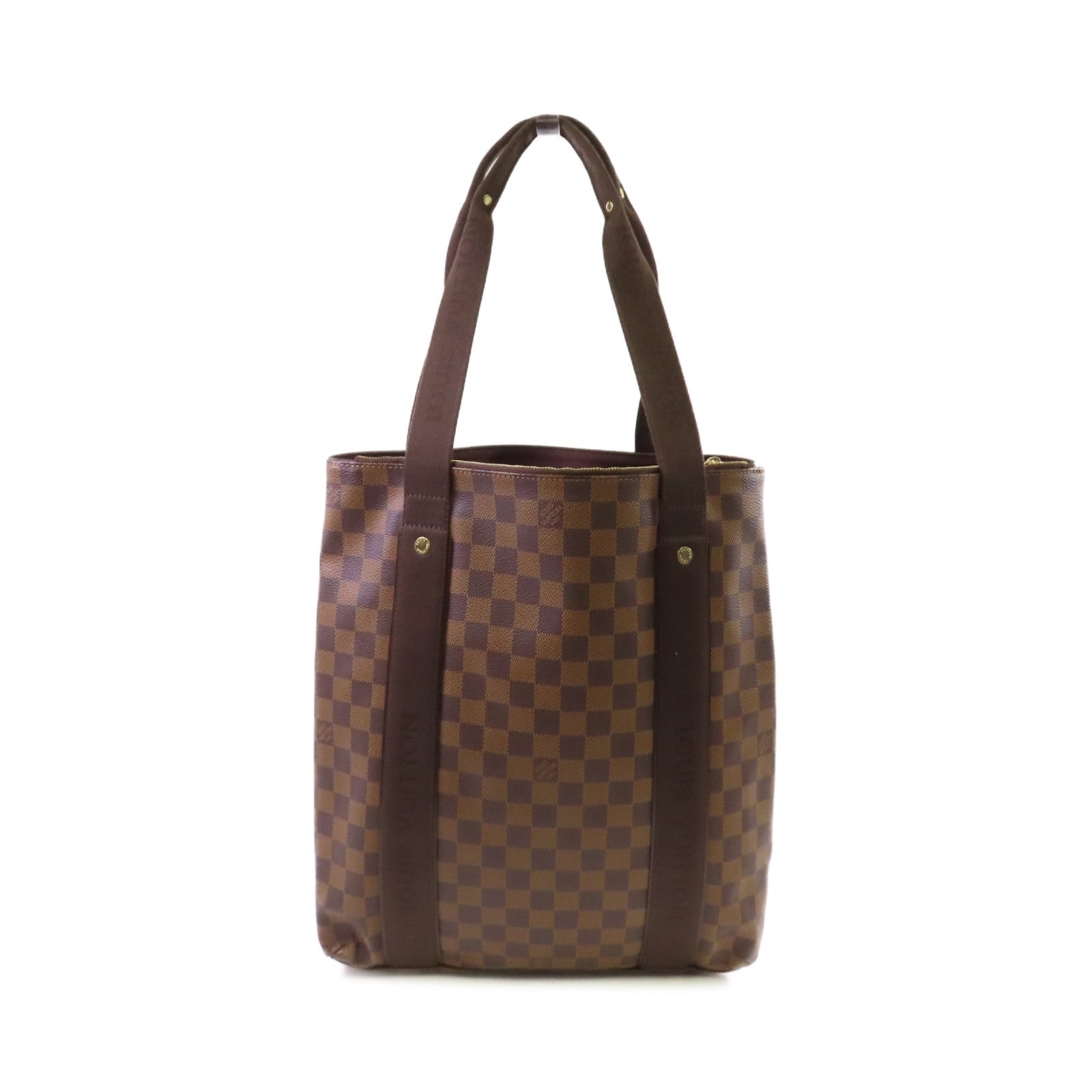 LOUIS VUITTON 【激減優惠】Damier Ebene Beaubourg Tote Bag金扣肩背袋啡色