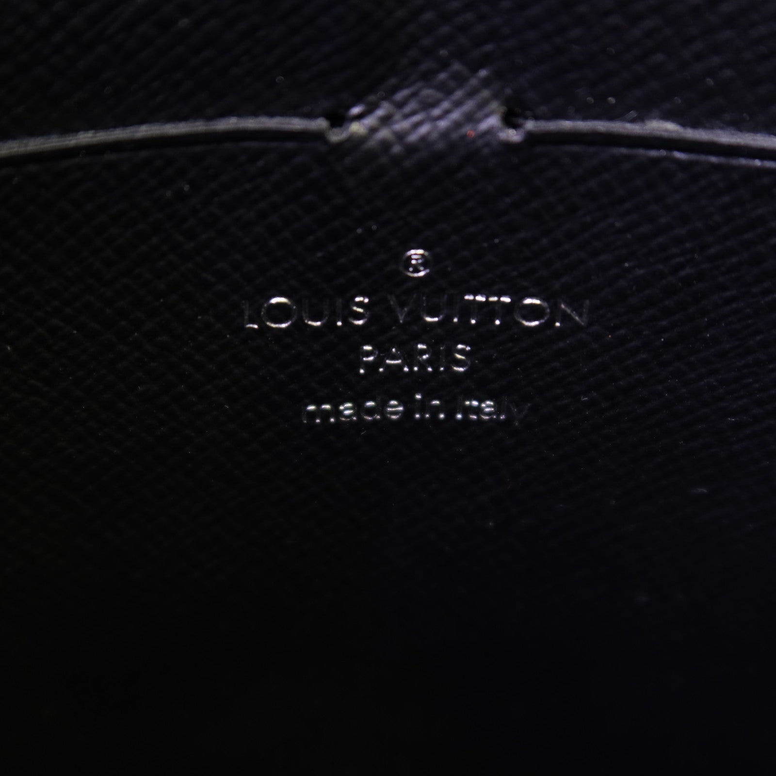 LOUIS VUITTON Monogram Eclipse Pochette Voyage MM銀扣手拿包