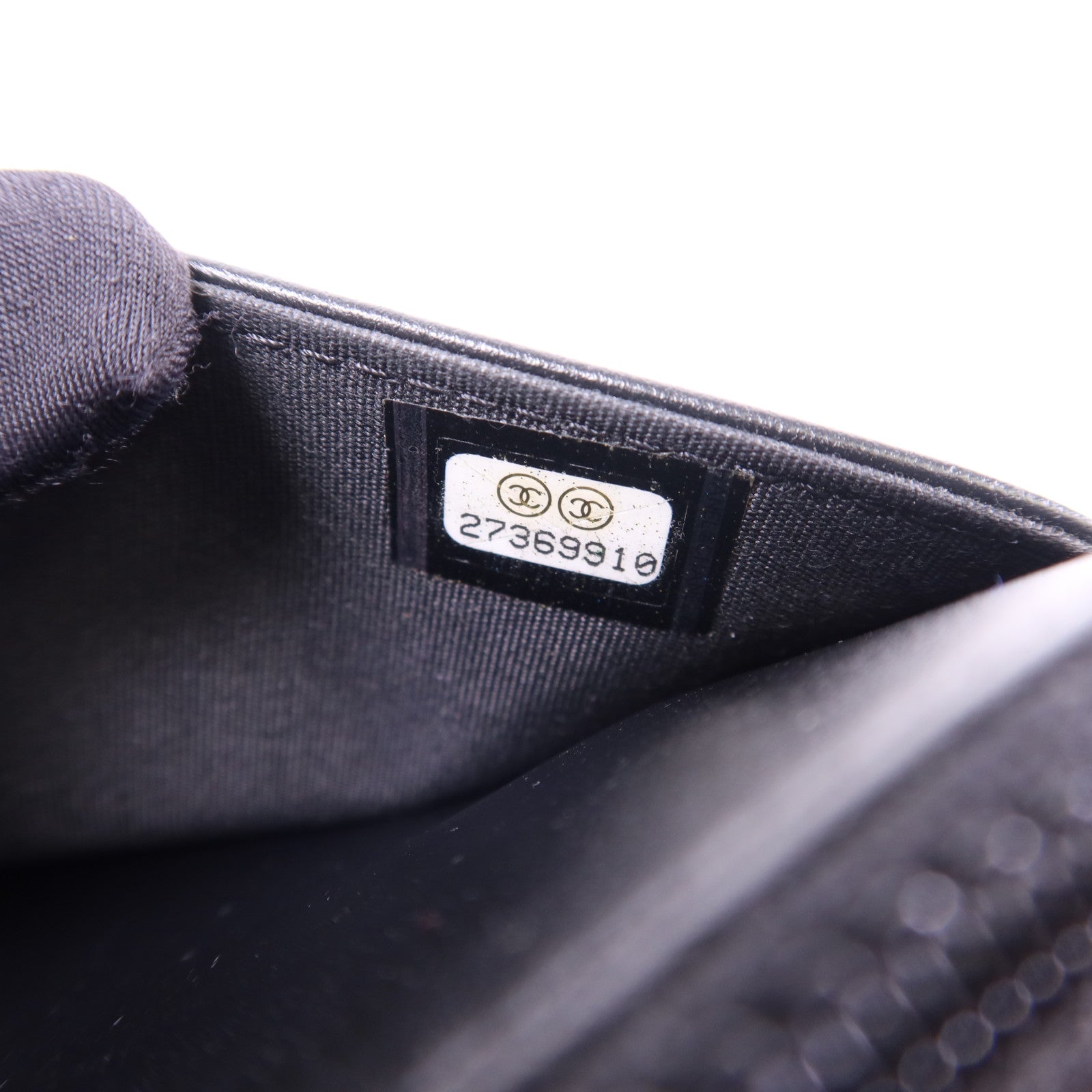 CHANEL 牛皮皮革Boy WOC Wallet On Chain金扣鏈帶肩背袋