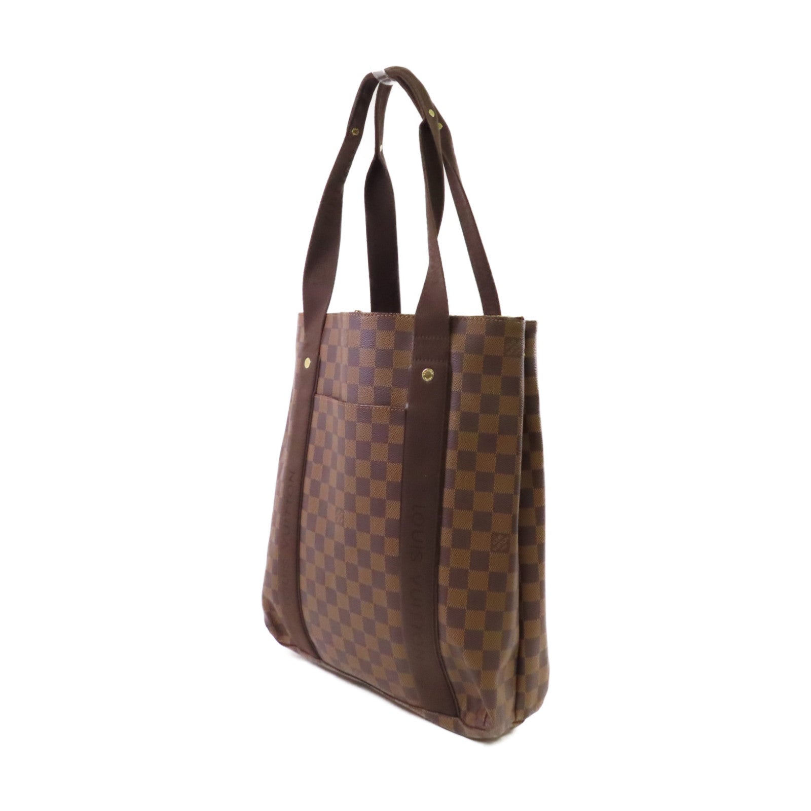 LOUIS VUITTON 【激減優惠】Damier Ebene Beaubourg Tote Bag金扣肩背袋啡色