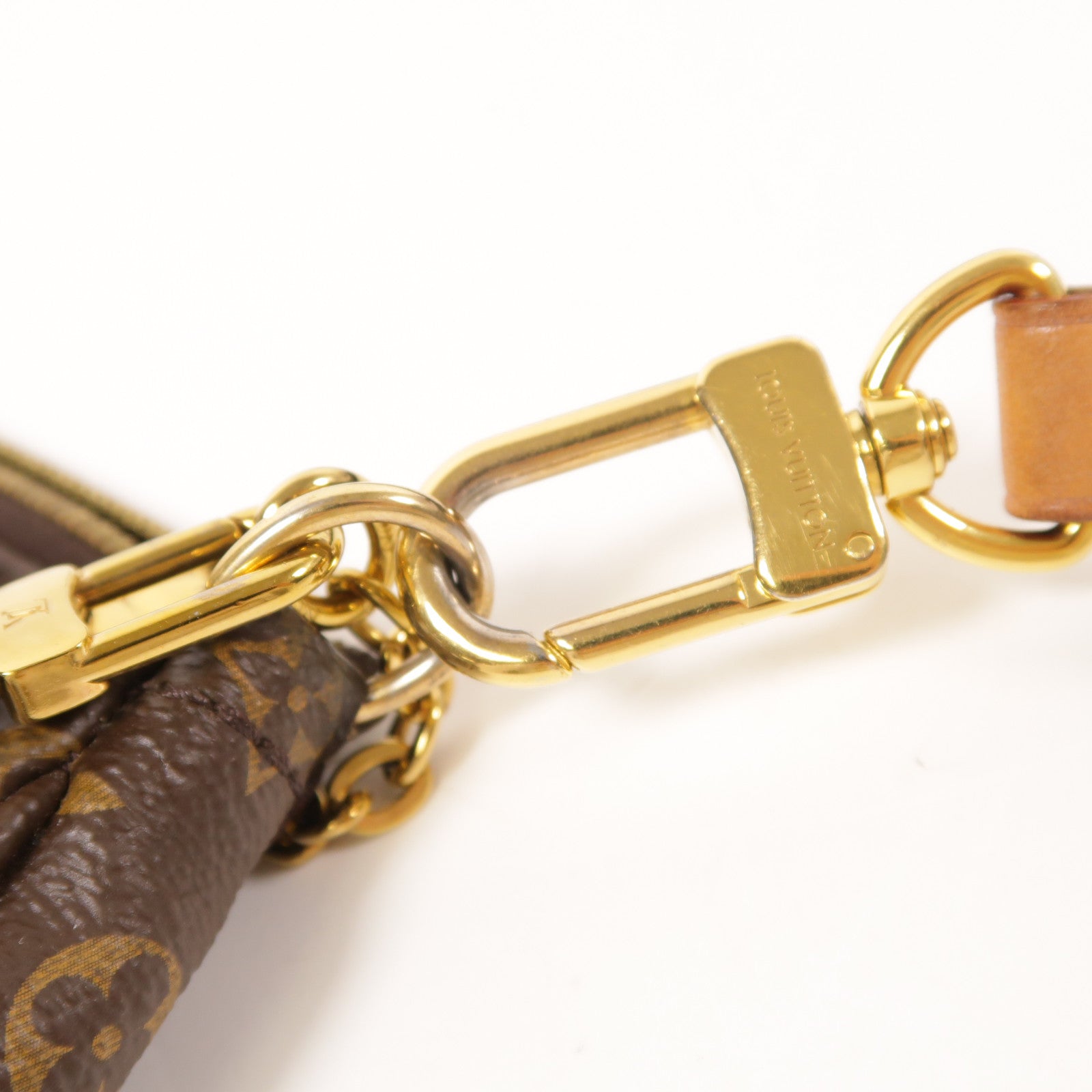 LOUIS VUITTON Monogram Multi Pochette Accessoires金扣肩背袋