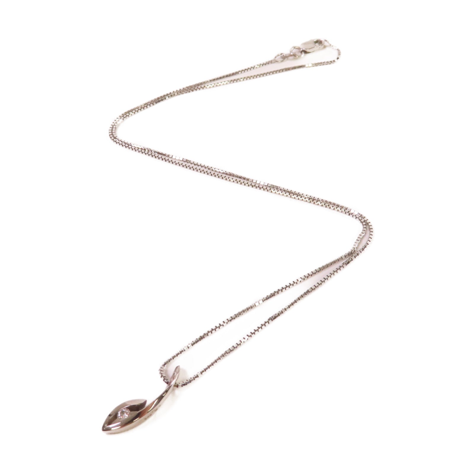 JEWELRY 【激減優惠】14K白金/鑽石Diamond Necklace項鍊