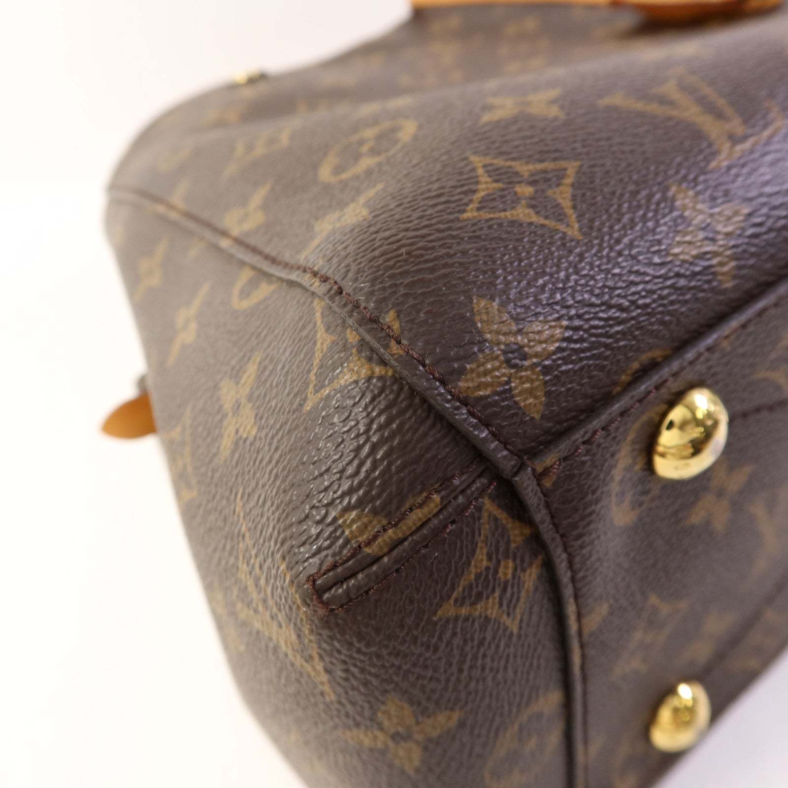 LOUIS VUITTON Monogram Montaigne MM金扣手挽肩背兩用袋