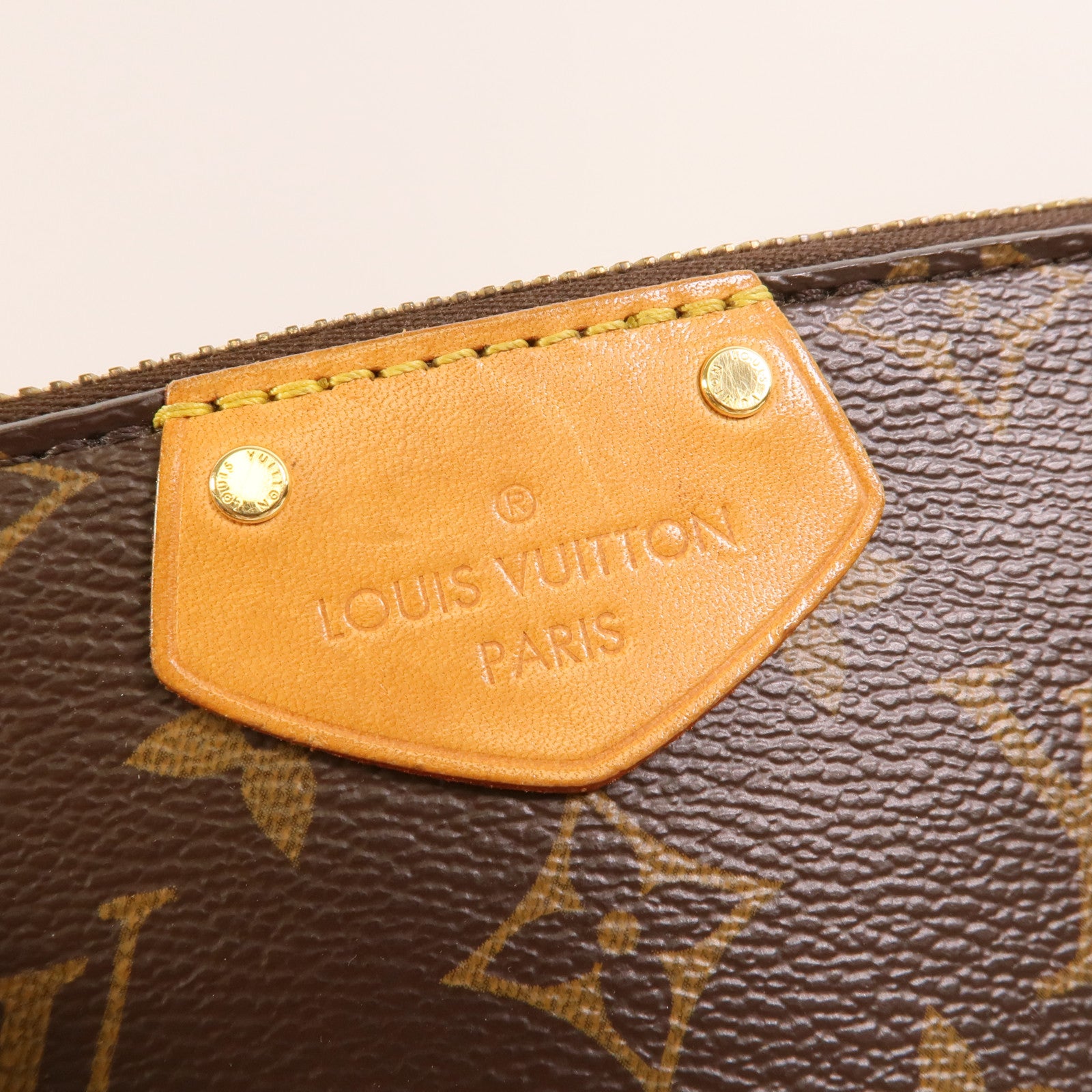LOUIS VUITTON Monogram Turenne MM金扣手挽肩背兩用袋棕色