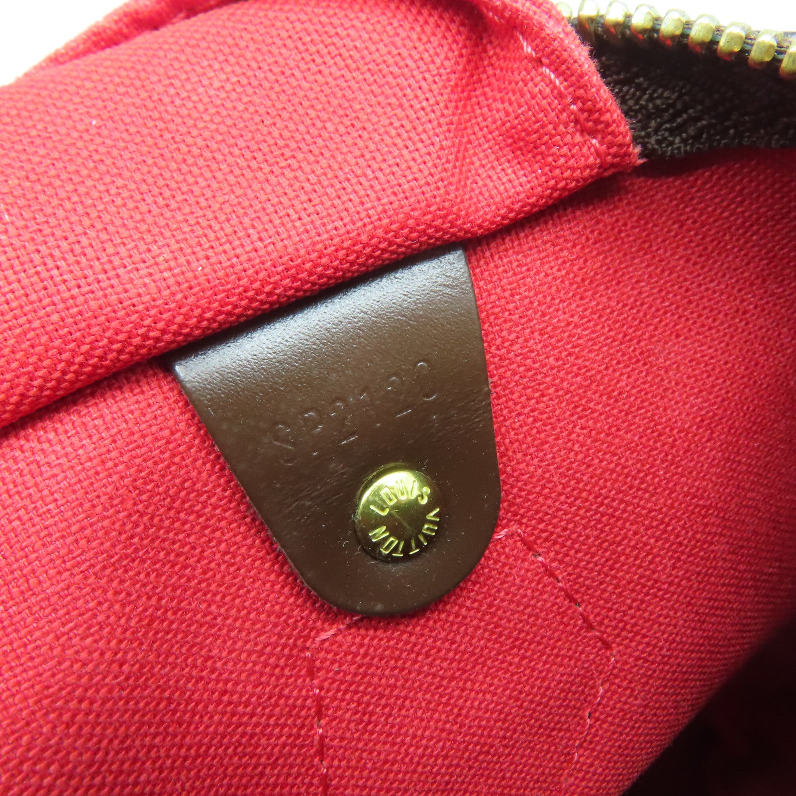 LOUIS VUITTON 【激減優惠】Damier Ebene Speedy 30金扣手挽袋啡色