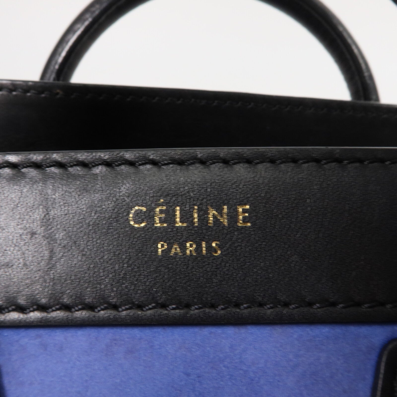 CELINE 牛皮皮革Nano Luggage手挽肩背兩用袋