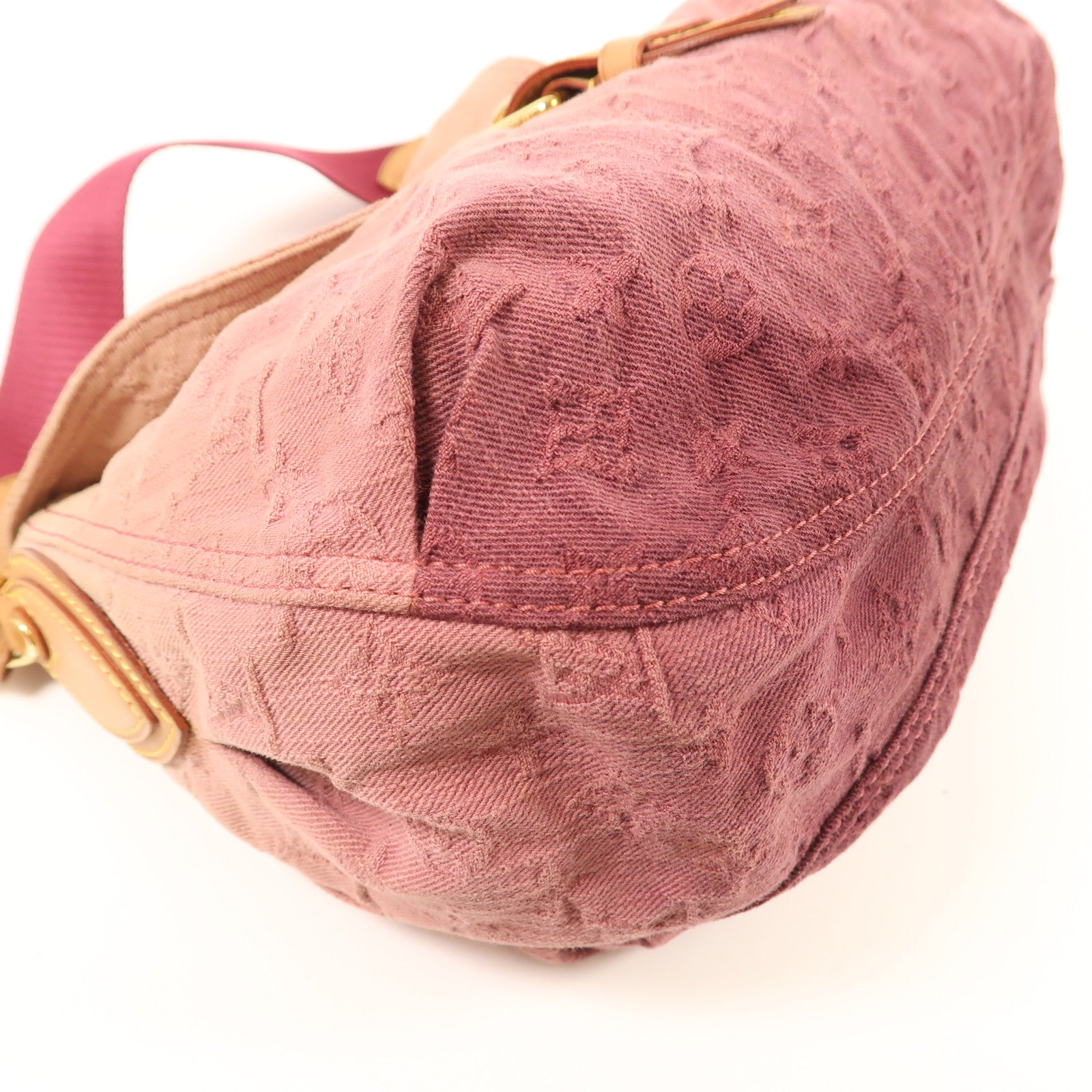 LOUIS VUITTON Monogram Denim Sunray金扣手挽袋