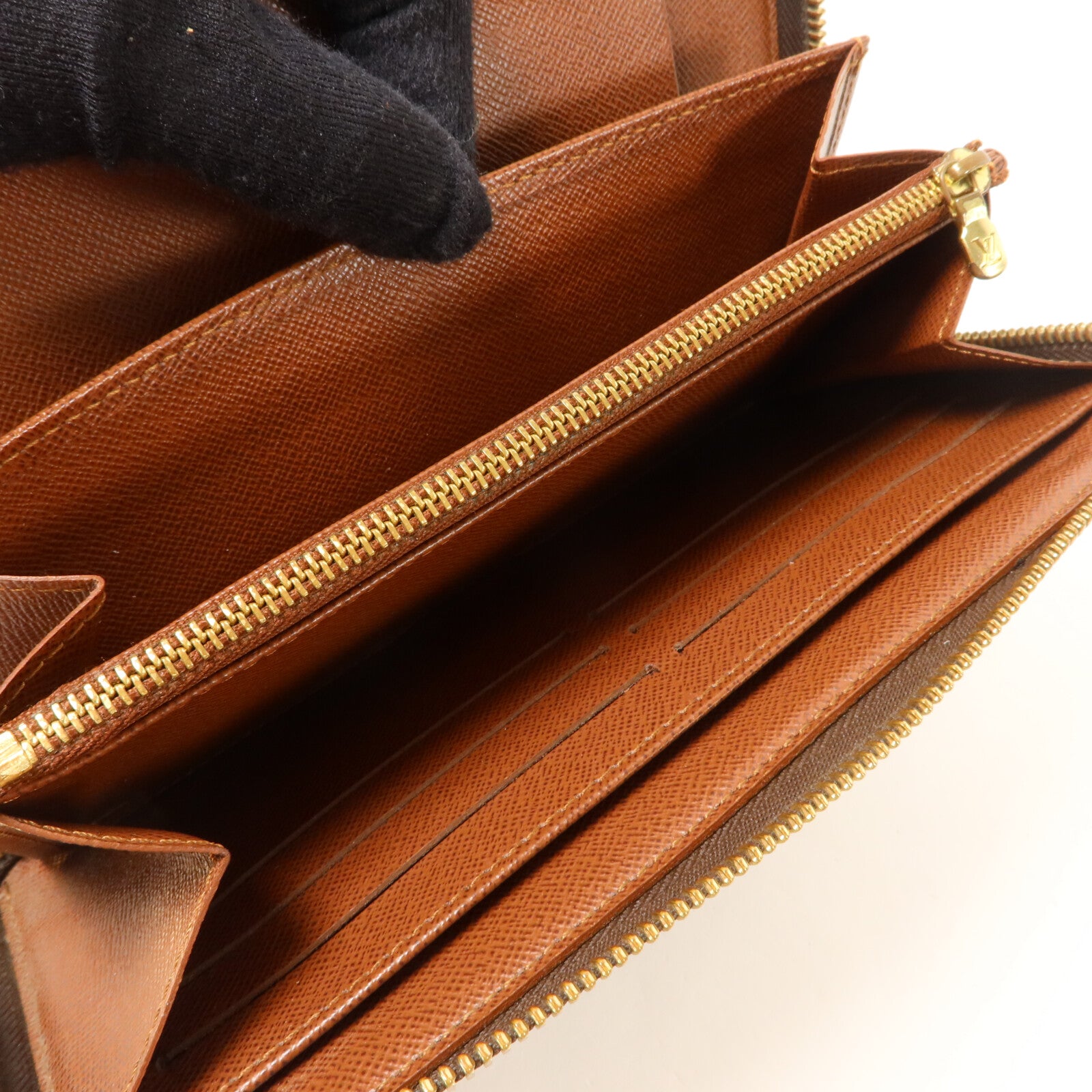 LOUIS VUITTON Monogram Zipper Long Wallet長錢包
