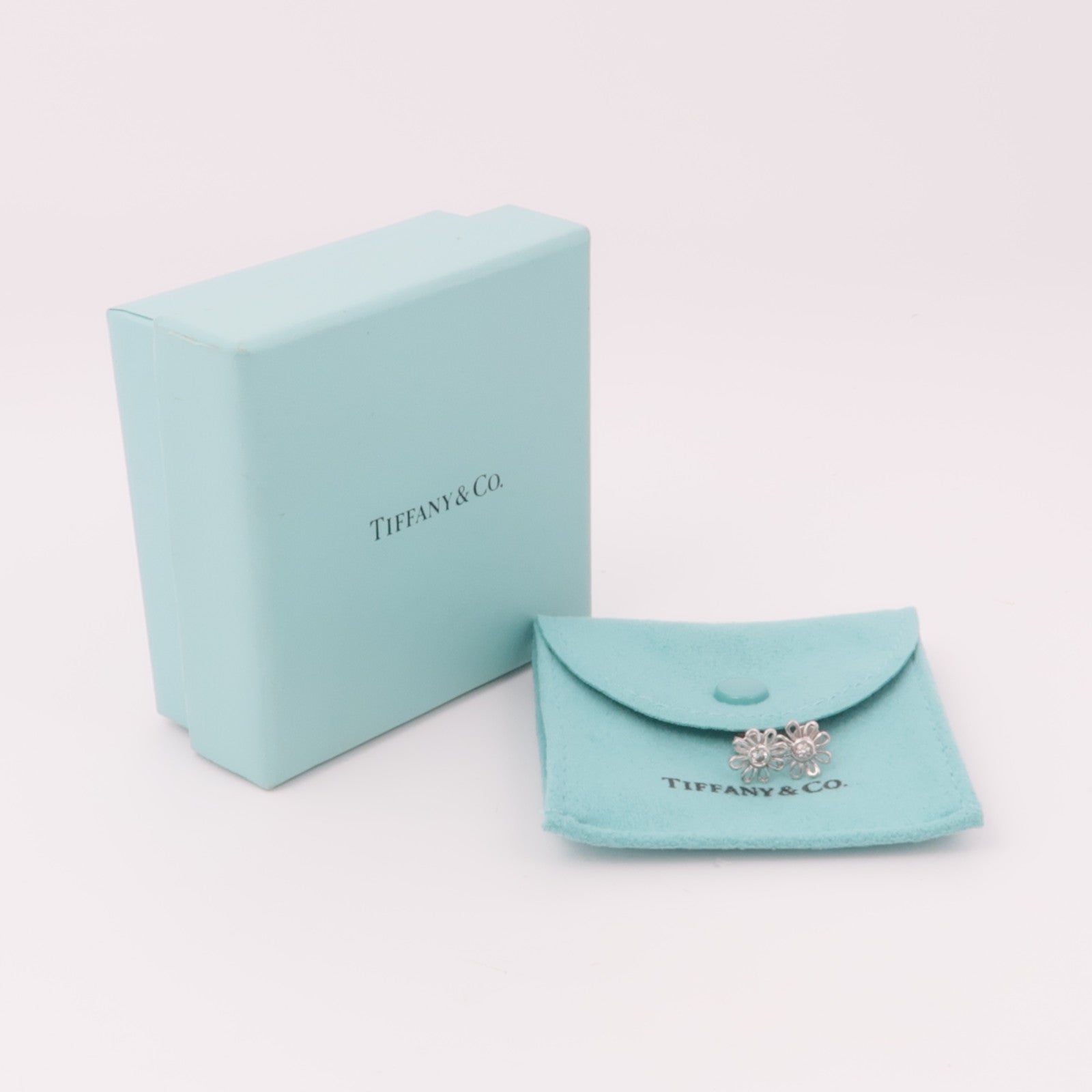TIFFANY＆CO 【激減優惠】18K白金Diamond Earrings耳環
