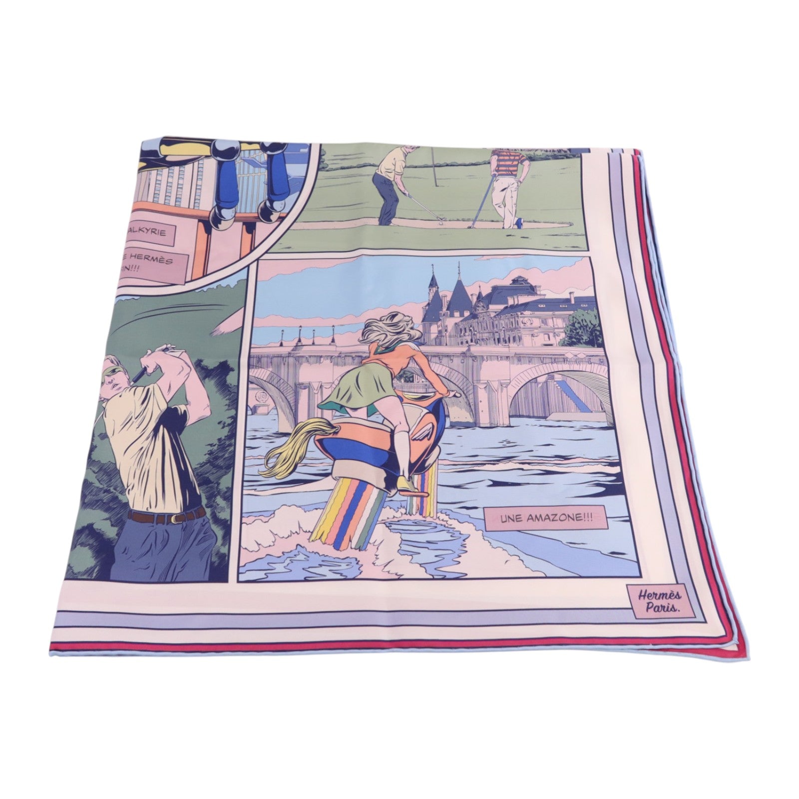 HERMES 絲質Scarf 90x90絲巾