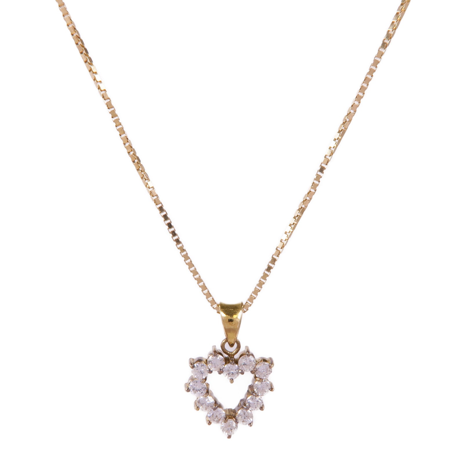 JEWELRY 14K黃金Diamond Necklace鑽石項鍊
