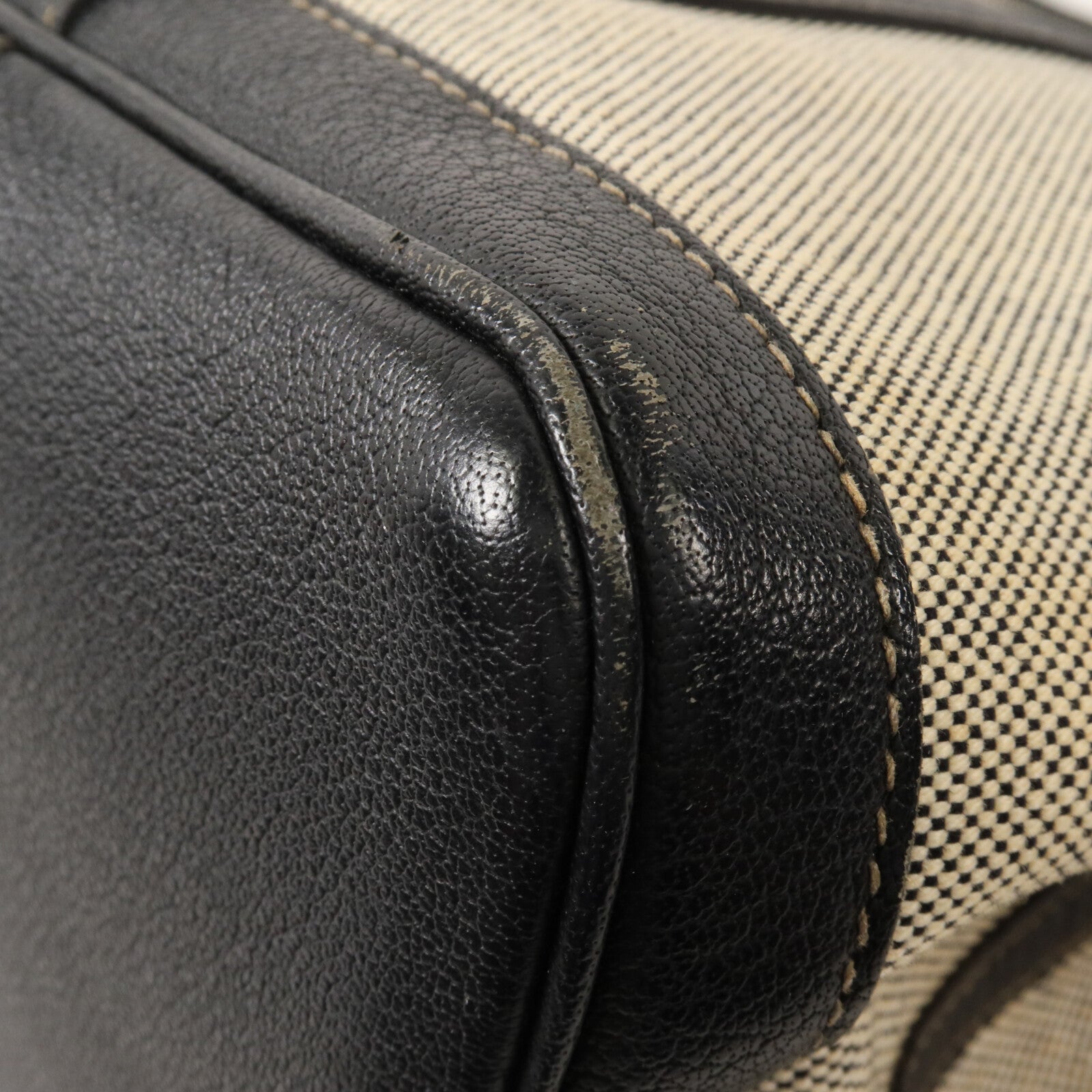 HERMES 帆布Garden Party PM手挽袋Noir
