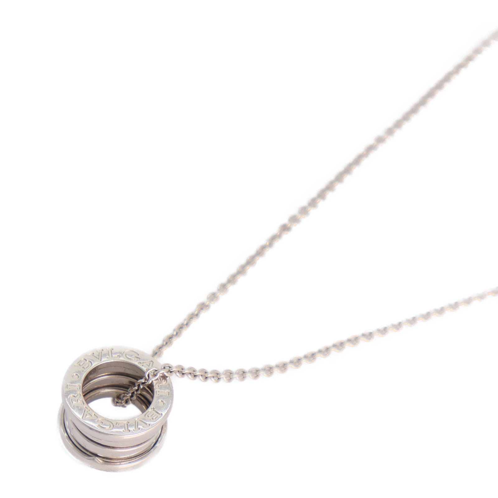 BVLGARI 18K白金B-zero1 Necklace項鍊
