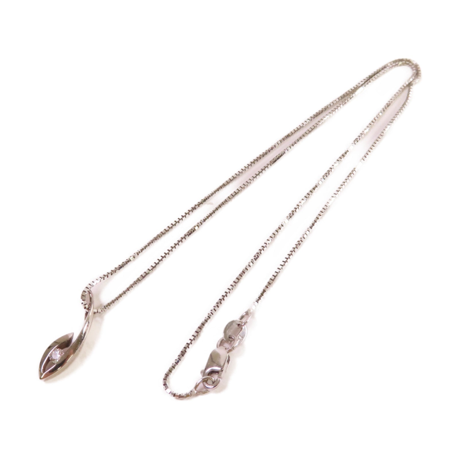 JEWELRY 【激減優惠】14K白金/鑽石Diamond Necklace項鍊