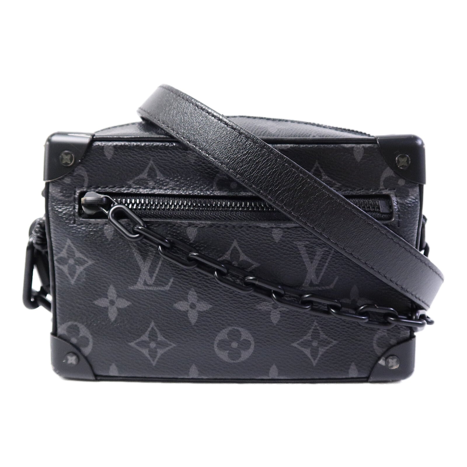 LOUIS VUITTON Monogram Eclipse Mini Soft Trunk肩背袋