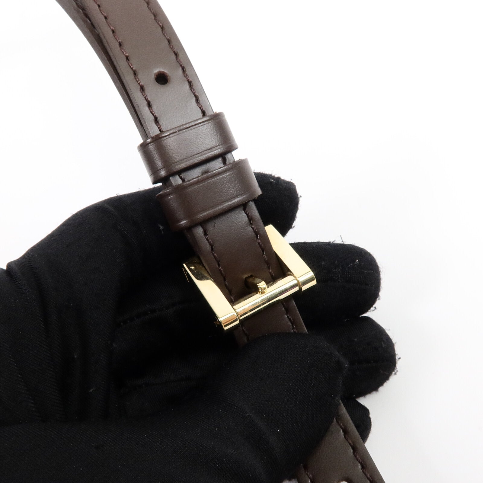LOUIS VUITTON Damier Ipanema PM金扣肩背袋