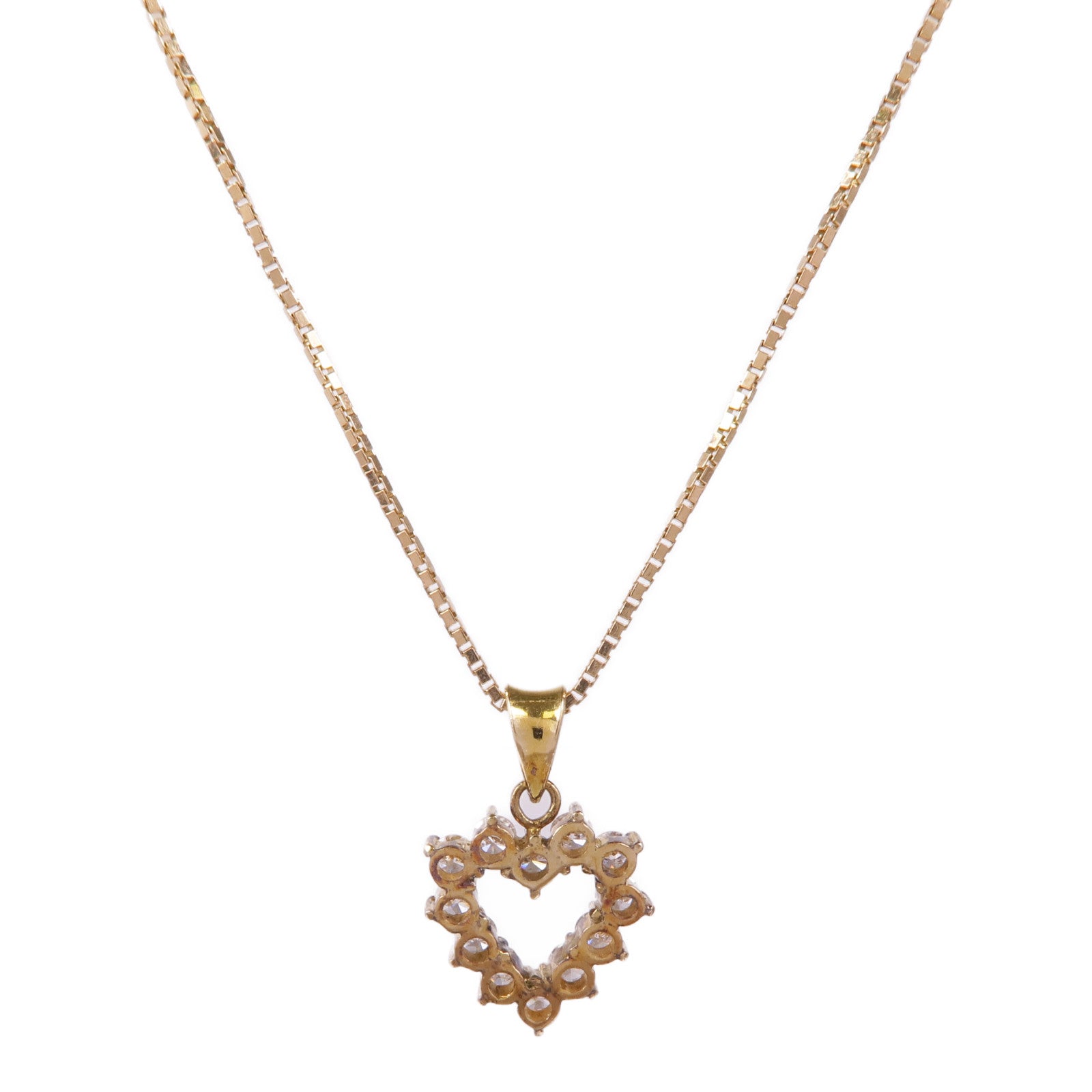 JEWELRY 14K黃金Diamond Necklace鑽石項鍊