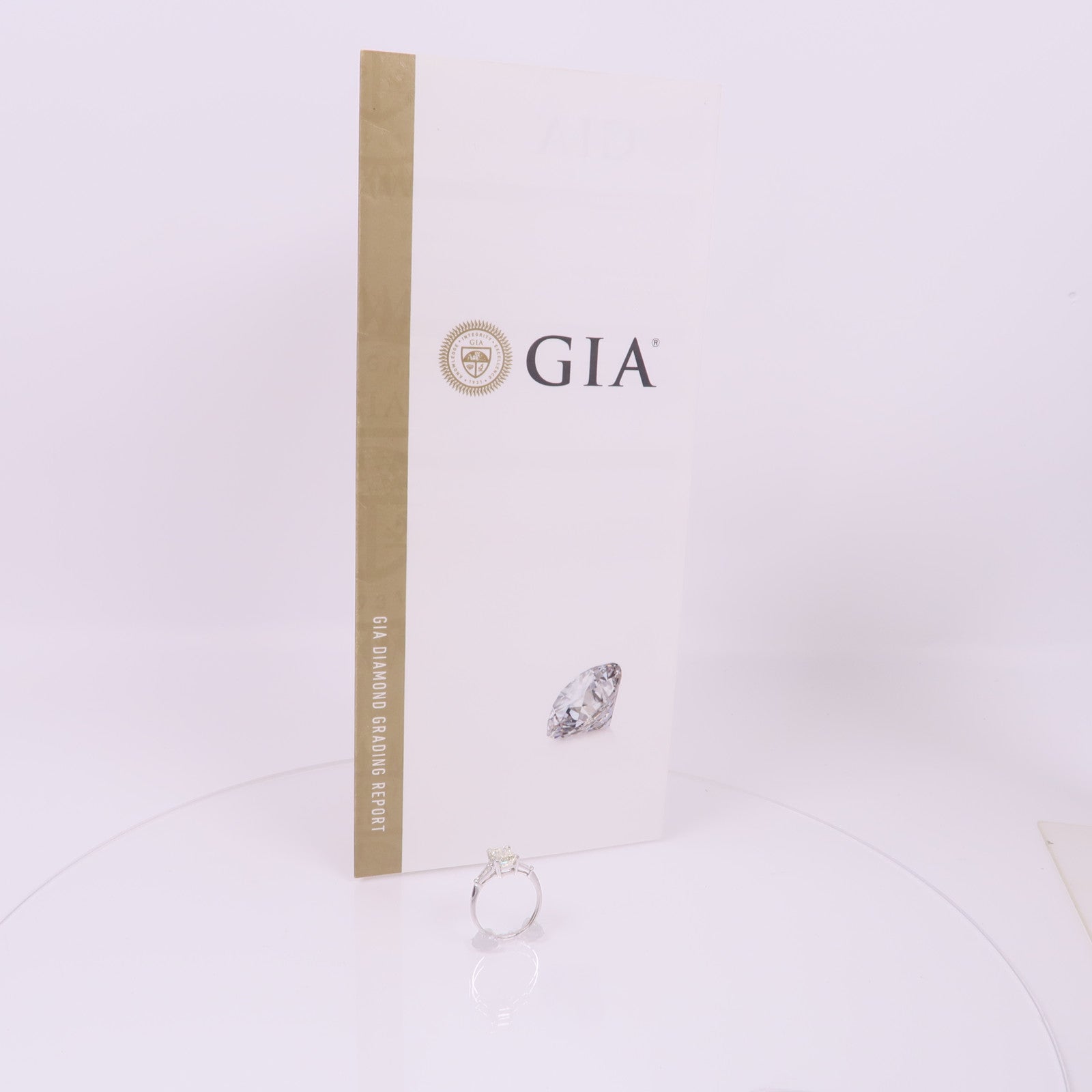 JEWELRY 【激減優惠】18K白金Diamond Ring鑽石戒指US#6.25