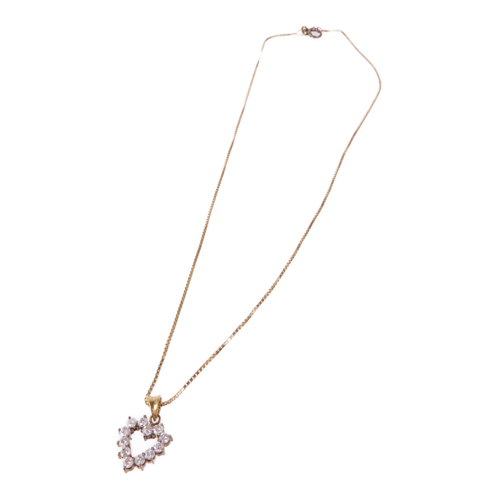 JEWELRY 14K黃金Diamond Necklace鑽石項鍊
