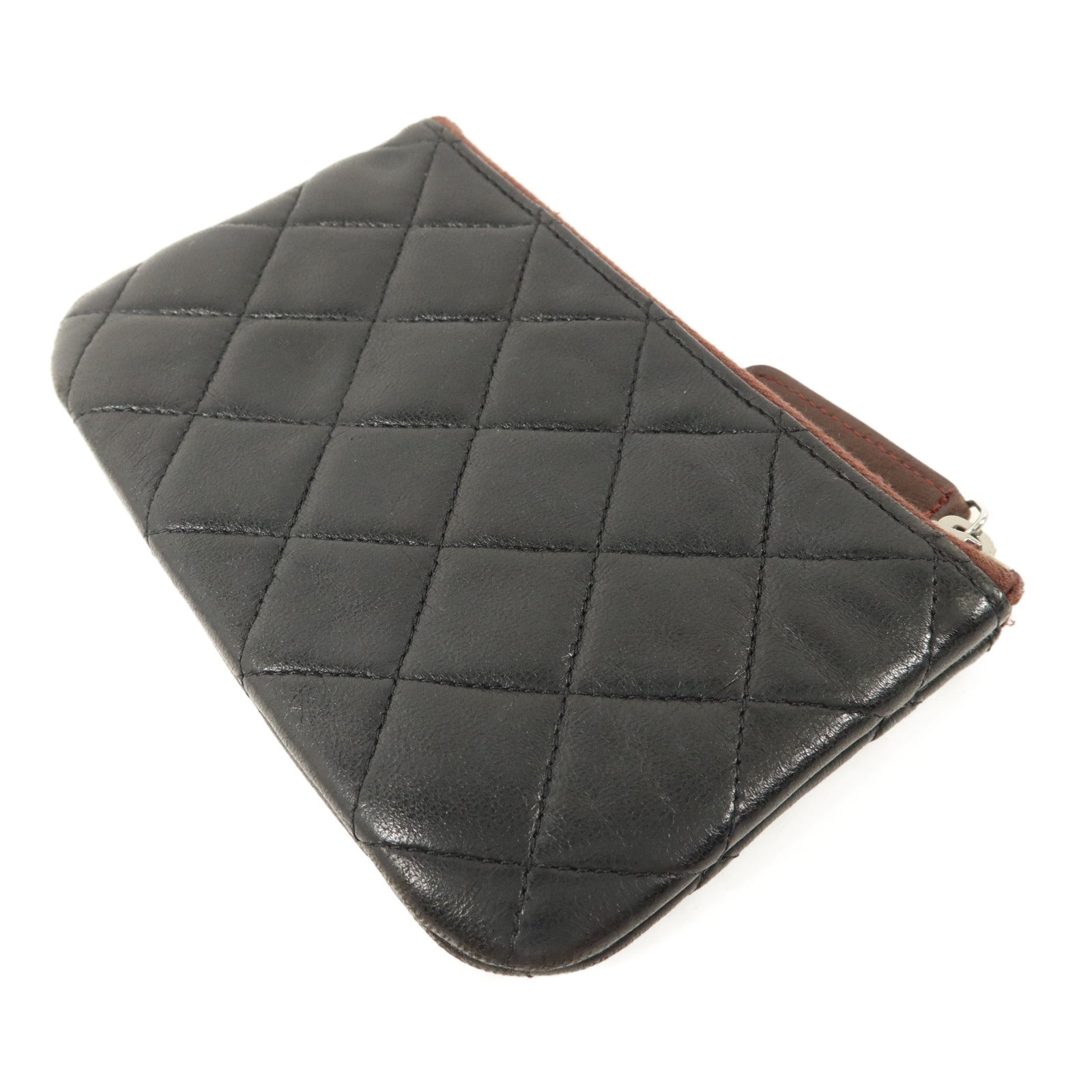 CHANEL 羊皮皮革Mini Zip Pouch手拿包