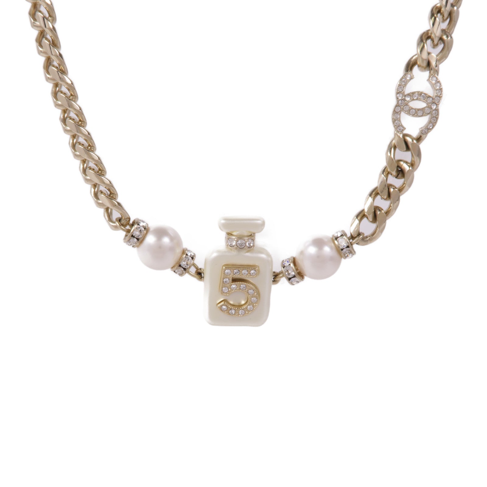 CHANEL 金屬/PVC Necklace項鍊
