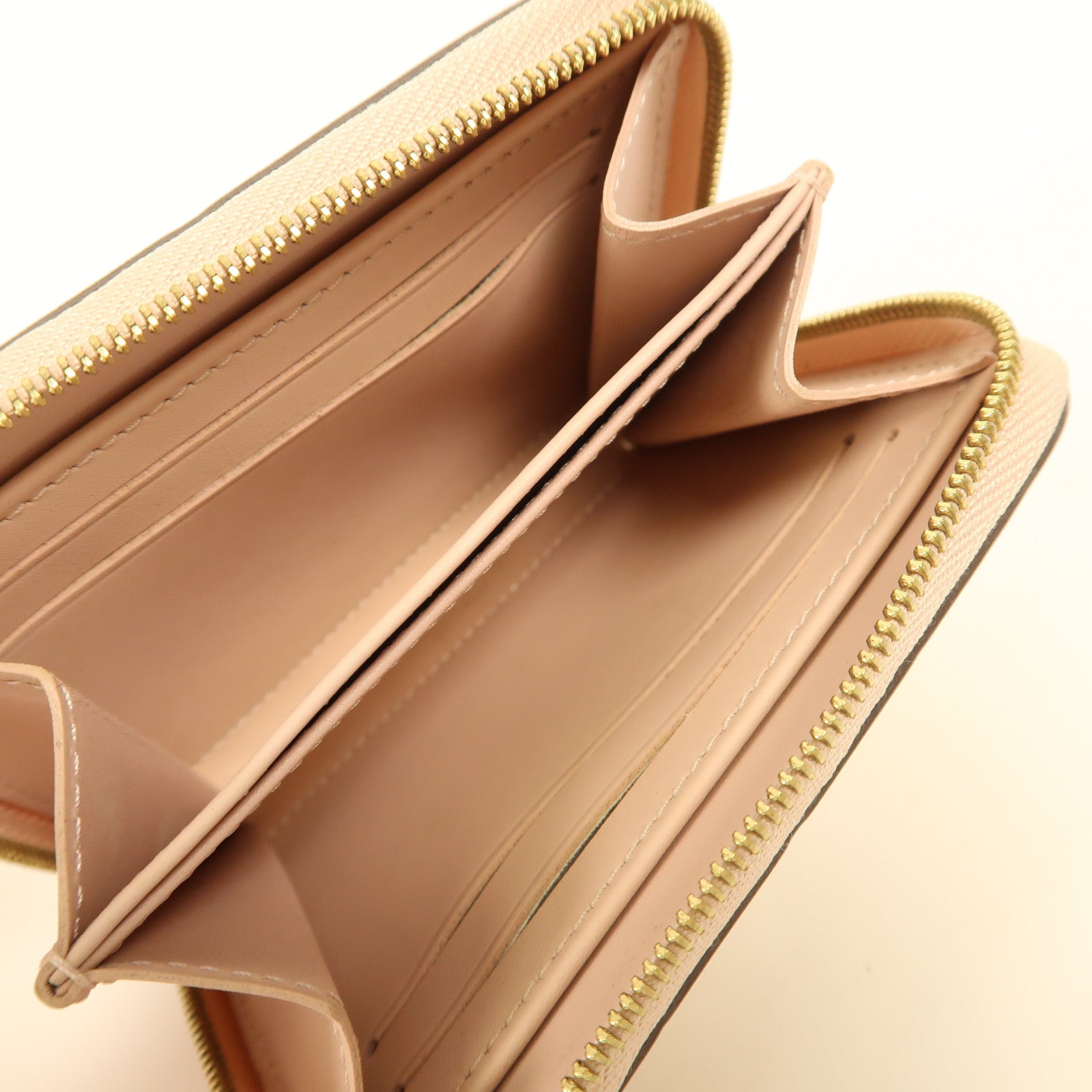 LOUIS VUITTON Monogram Vernis Zippy Coin Purse金扣錢包