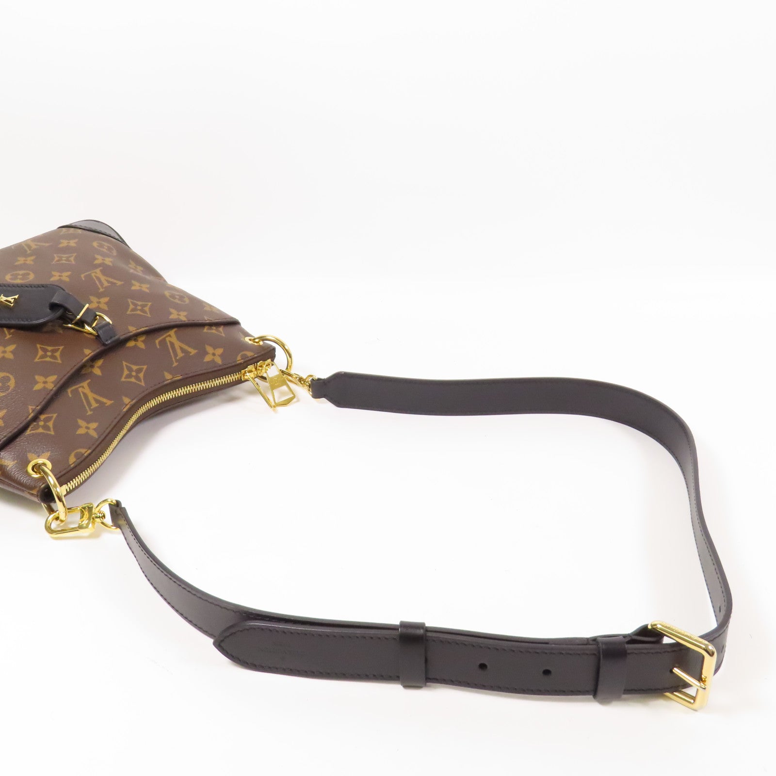 LOUIS VUITTON Monogram Odeon 金扣肩背袋