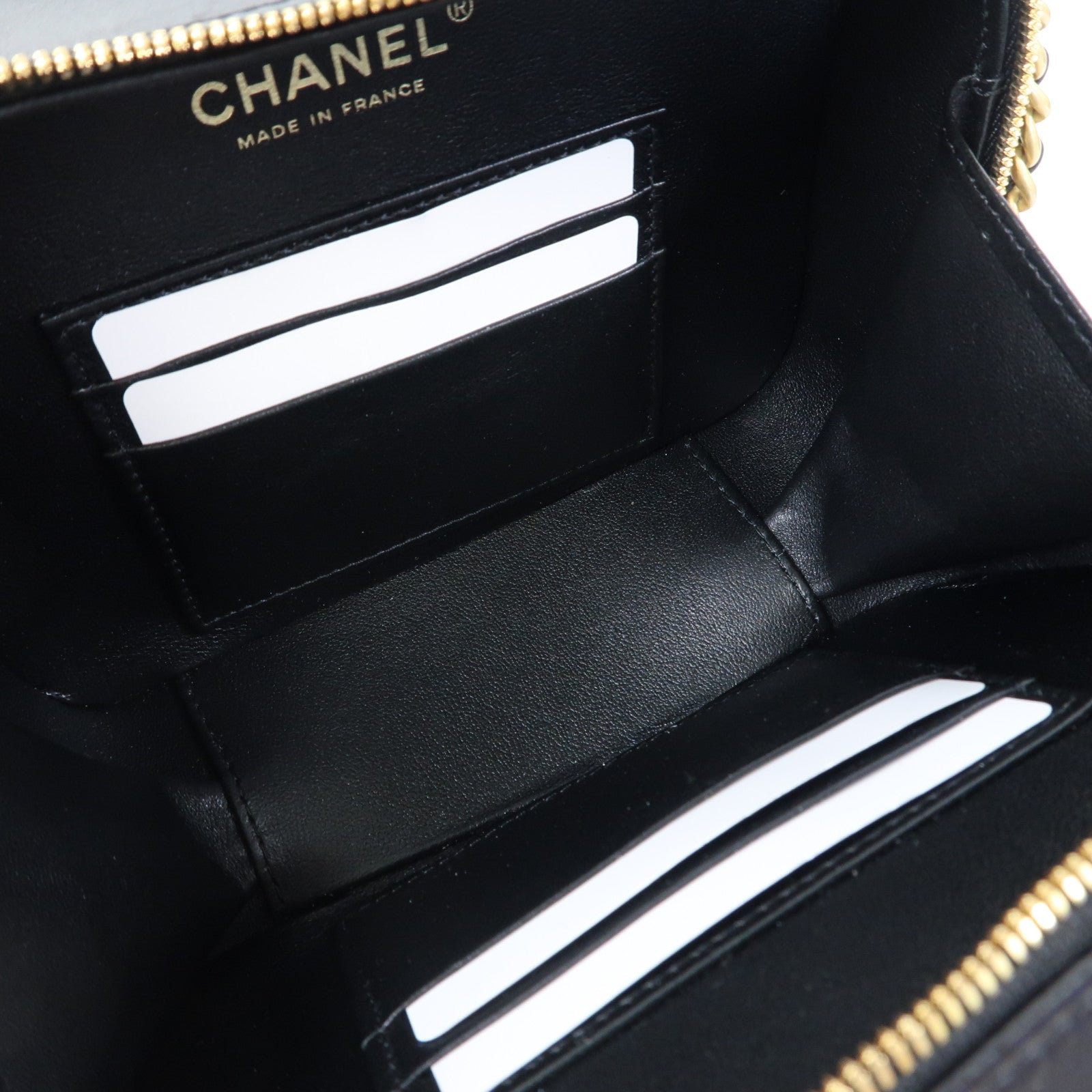 CHANEL 菱格羊皮皮革Shoulder Bag金扣手挽肩背兩用袋黑色