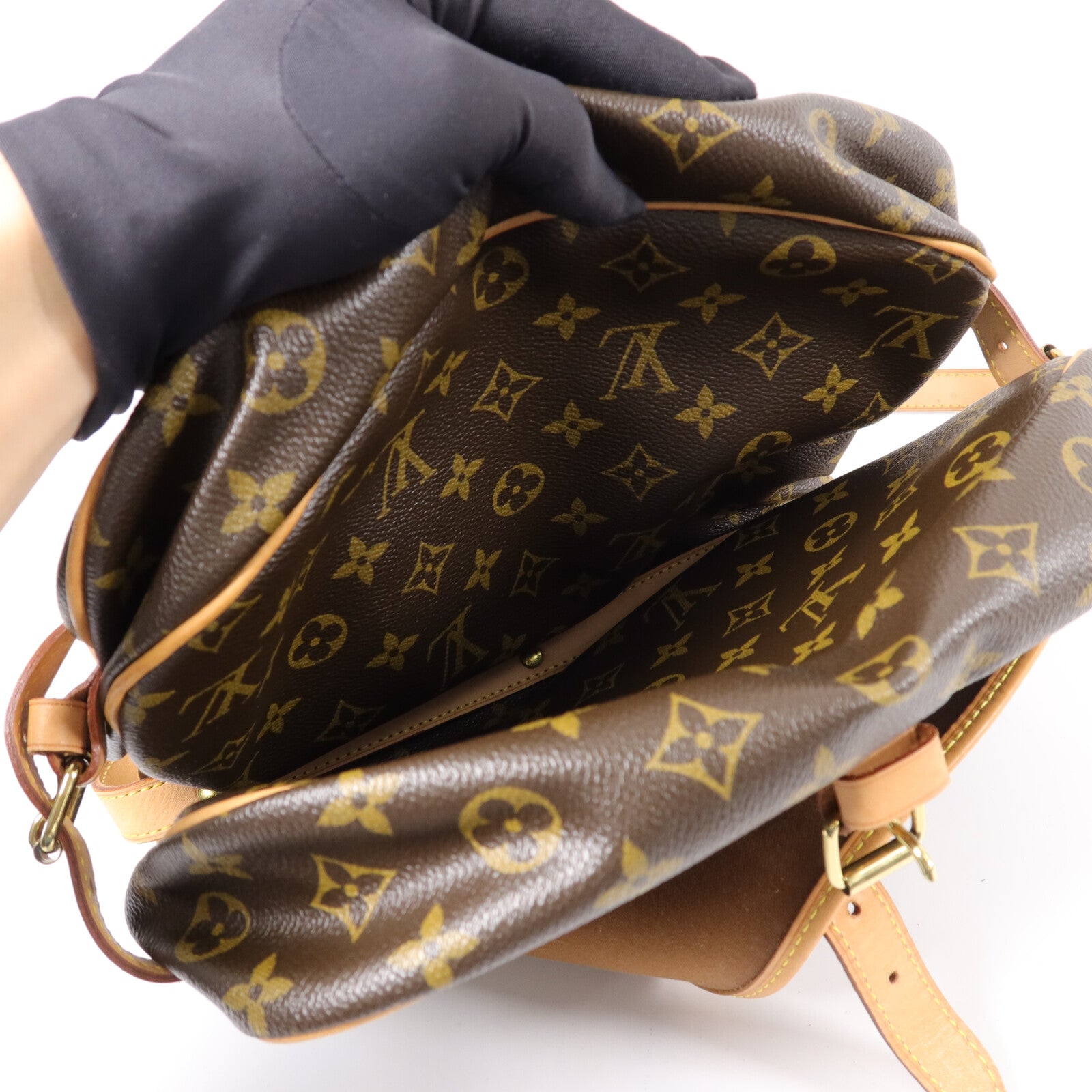 LOUIS VUITTON Monogram Saumur 30肩背袋