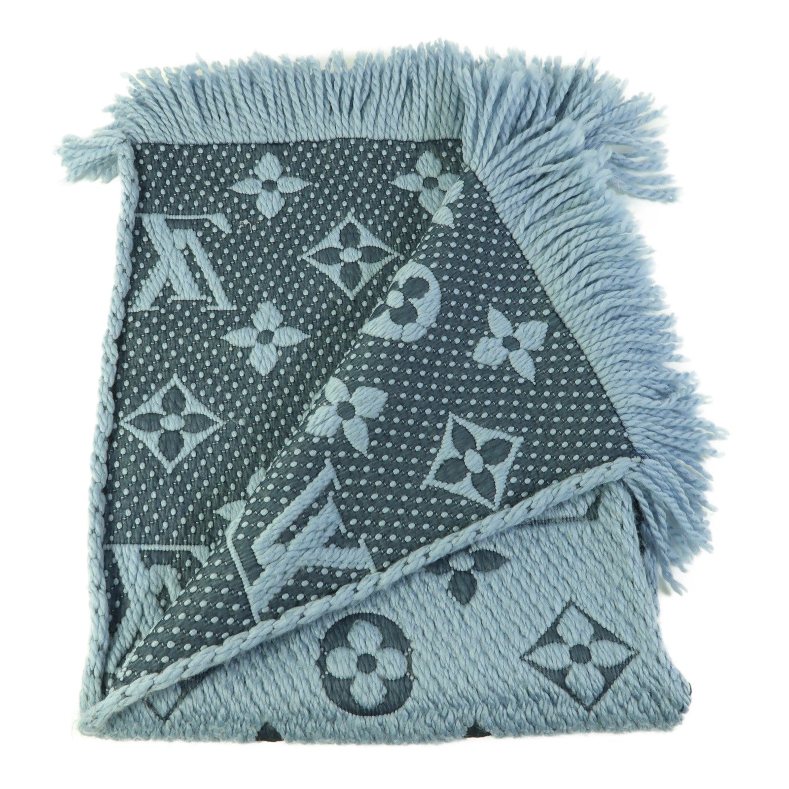 LOUIS VUITTON 羊毛/絲質Scarf圍巾