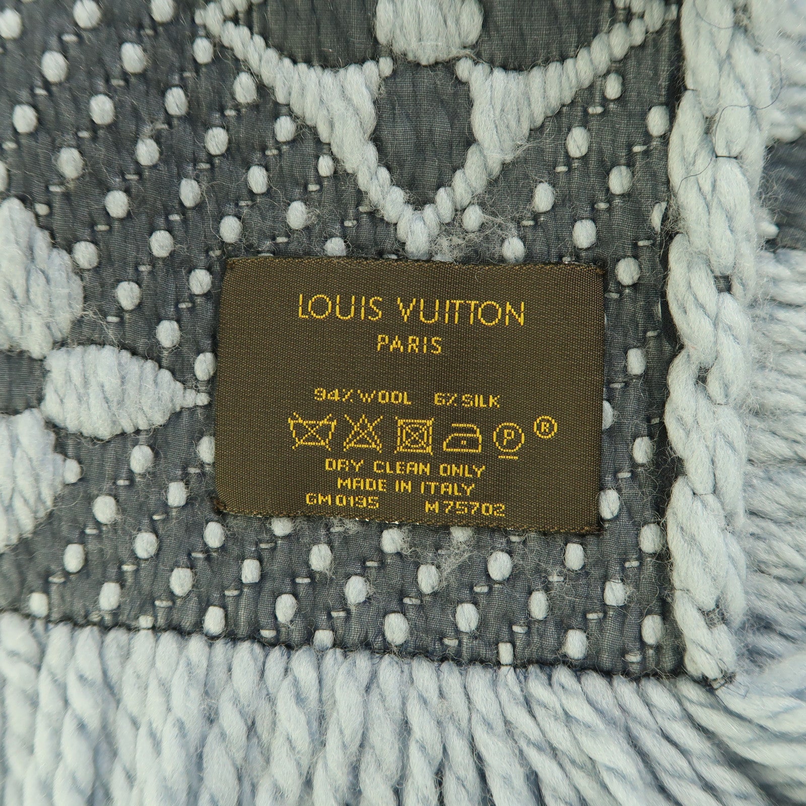 LOUIS VUITTON 羊毛/絲質Scarf圍巾