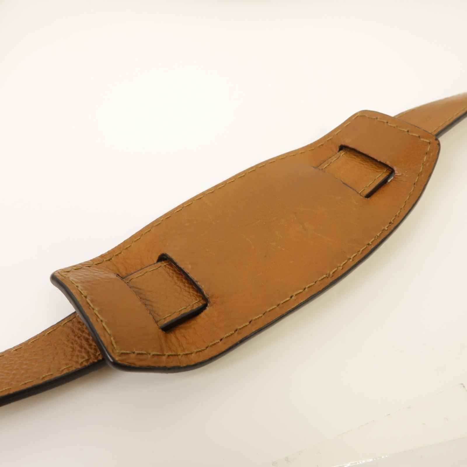 GUCCI 帆布/皮革Marrakech Flap Messenger Bag金扣肩背袋啡色
