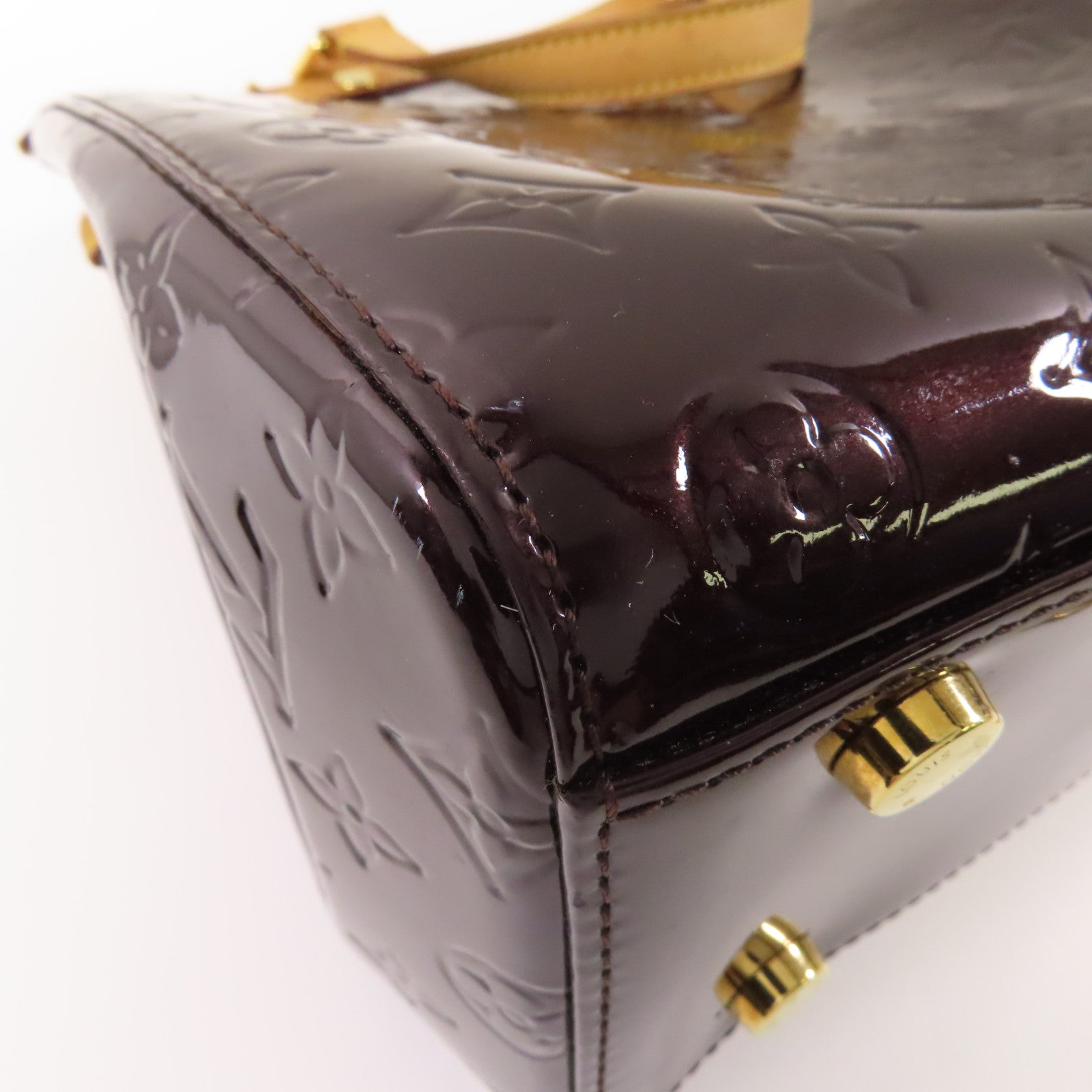 LOUIS VUITTON 【激減優惠】Vernis Brea MM金扣手挽肩背兩用袋