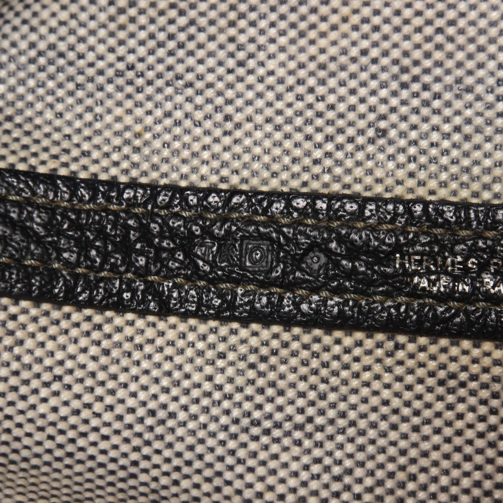 HERMES 帆布Garden Party PM手挽袋Noir