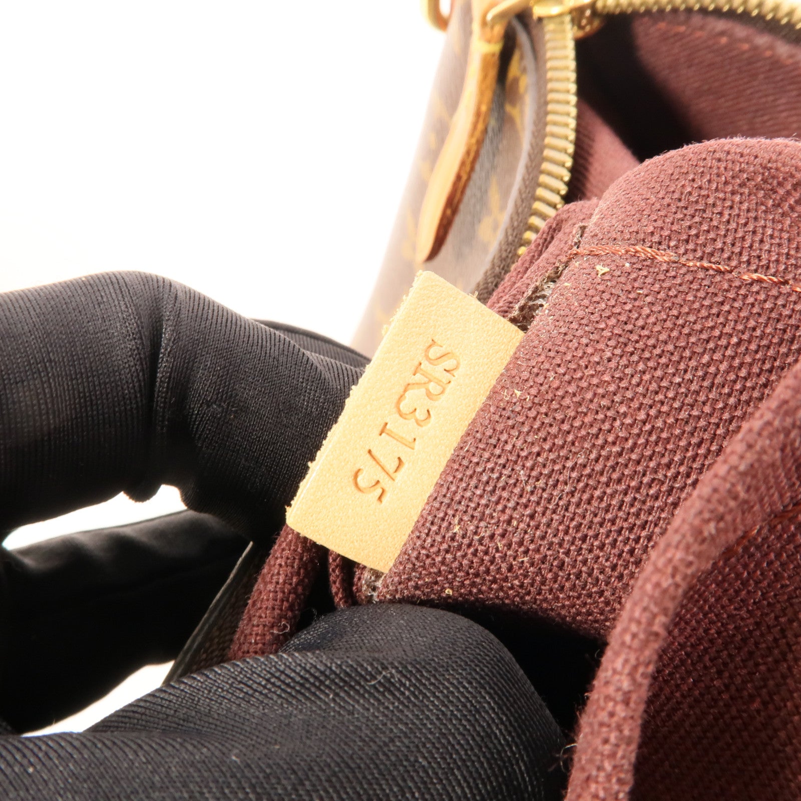 LOUIS VUITTON Monogram Turenne MM金扣手挽肩背兩用袋棕色