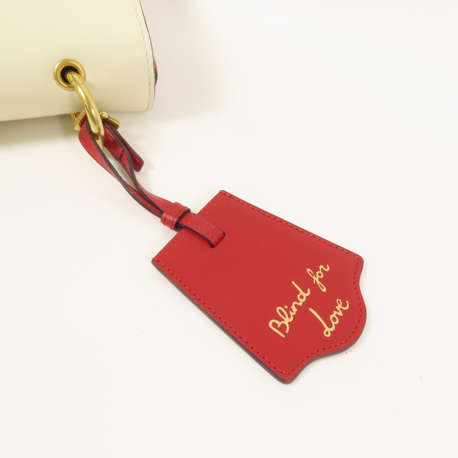 GUCCI 牛皮皮革Queen Margaret Bee金扣肩背袋