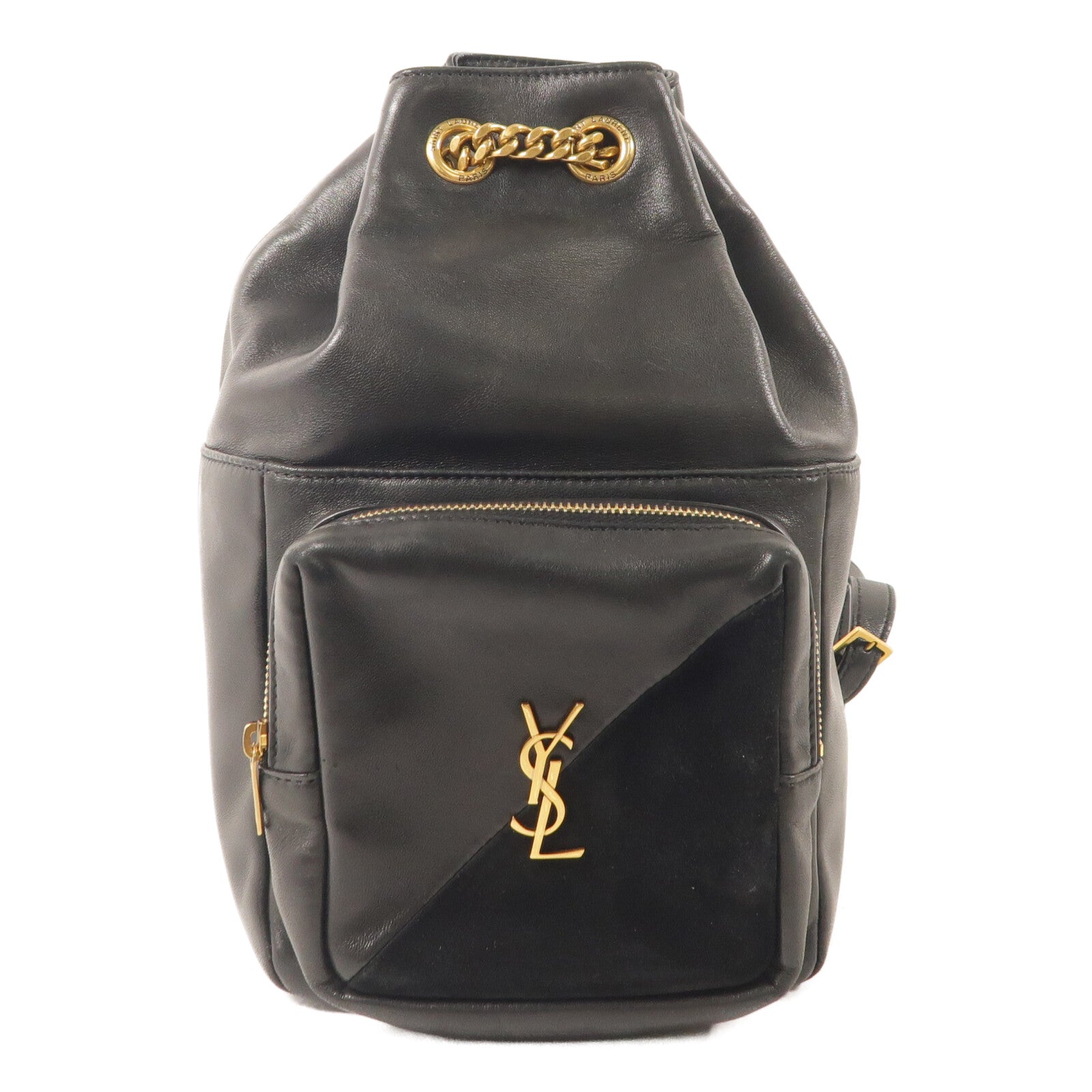 SAINT LAURENT 牛皮/麂皮皮革Jamie Backpack背包