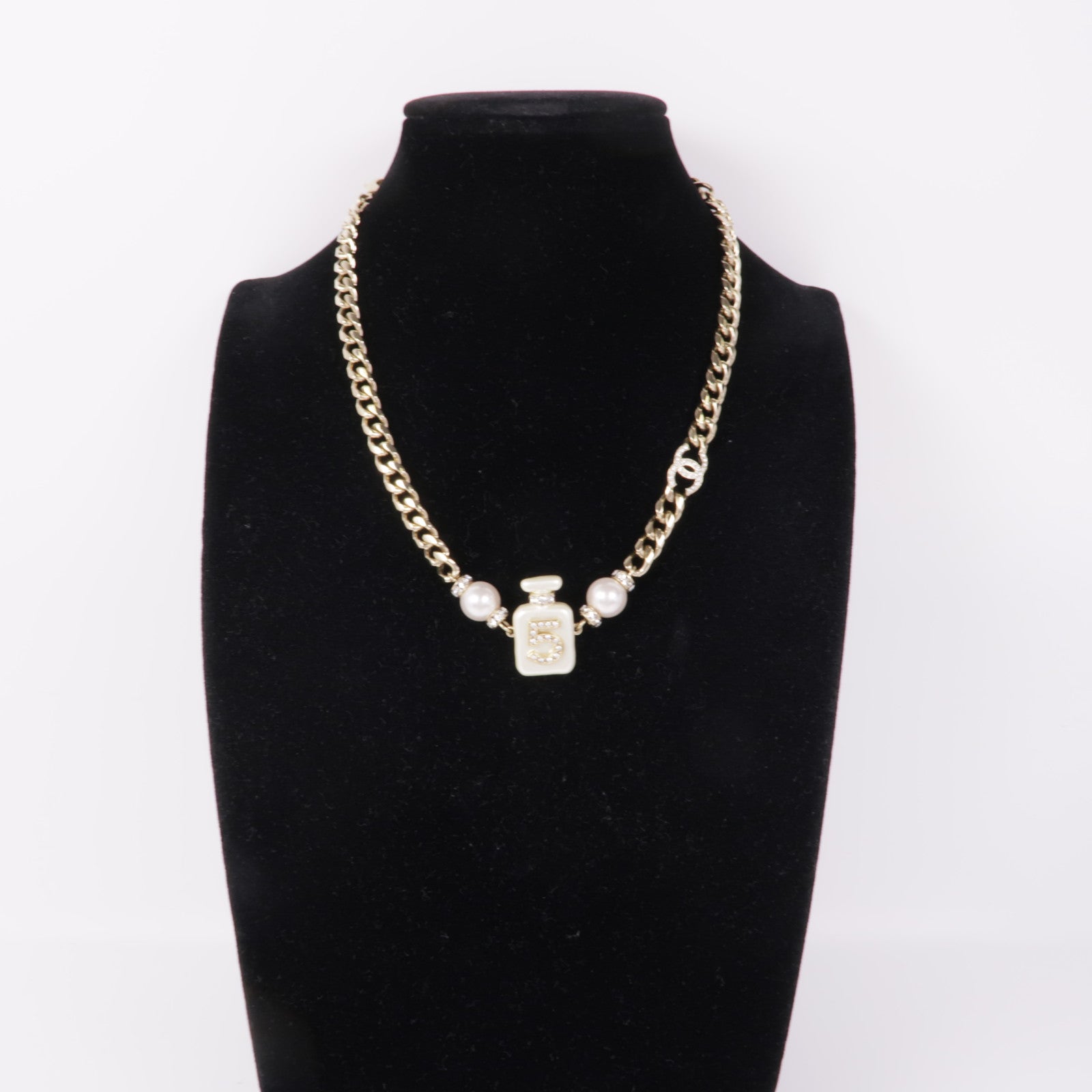 CHANEL 金屬/PVC Necklace項鍊