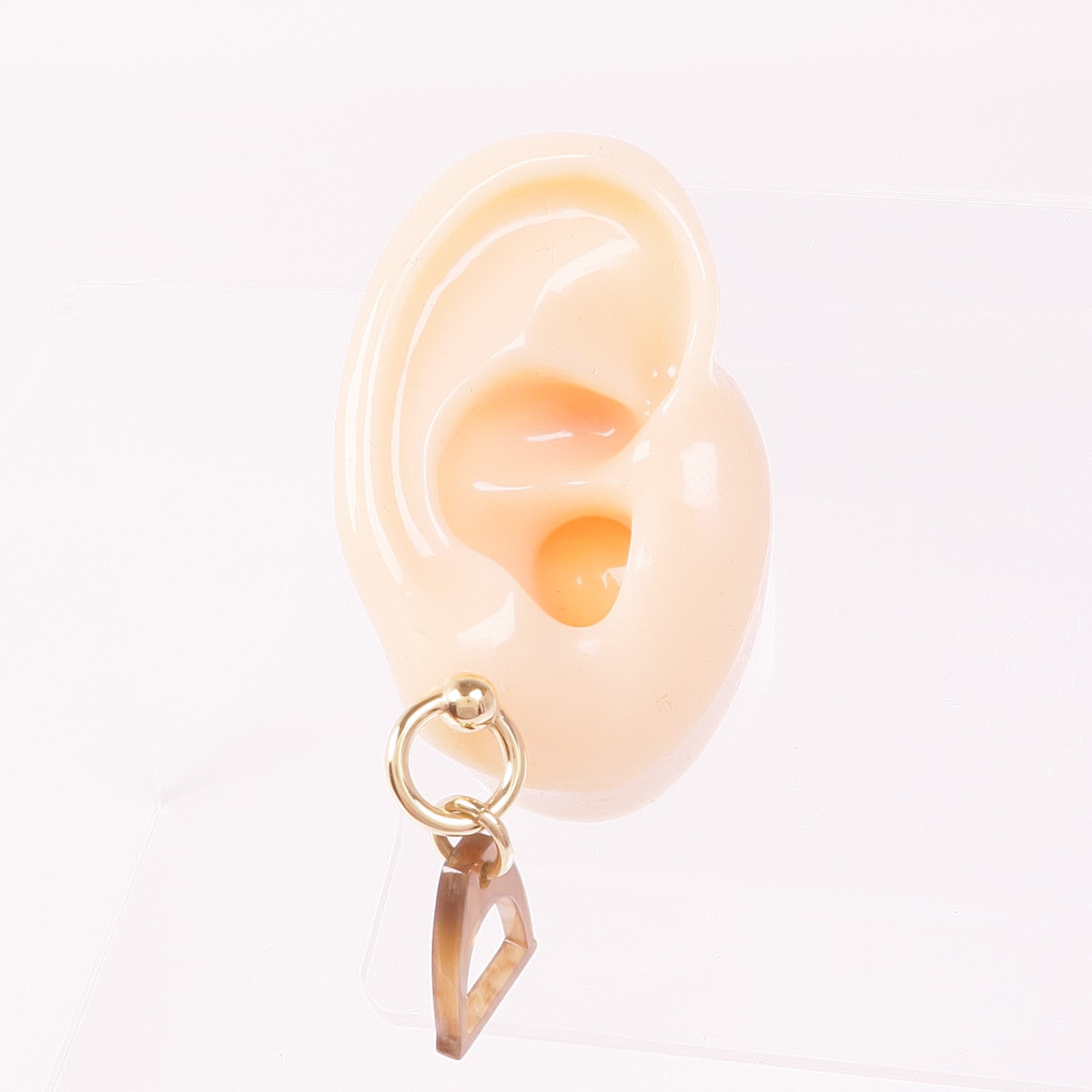 HERMES 水牛角/金屬Horn Earrings耳環