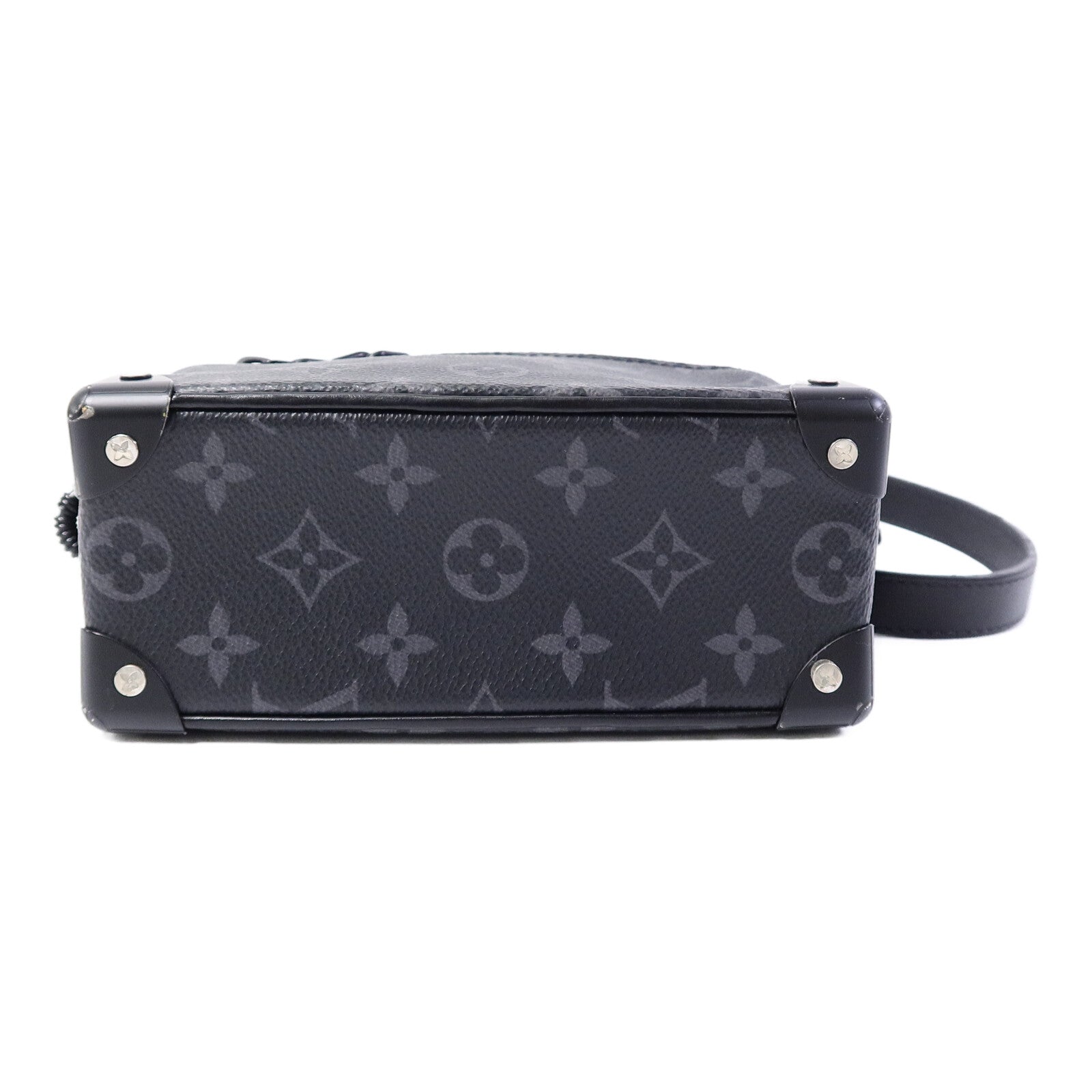 LOUIS VUITTON Monogram Eclipse Mini Soft Trunk肩背袋
